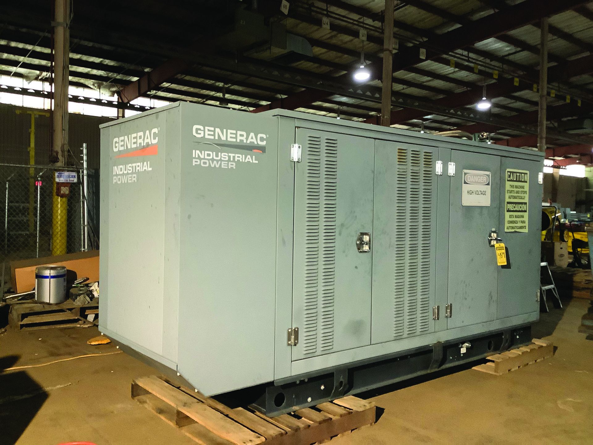 GENERAC 100 KW NATURAL GAS GENERATOR, MODEL 13886170100, 160 HOURS - Image 2 of 4