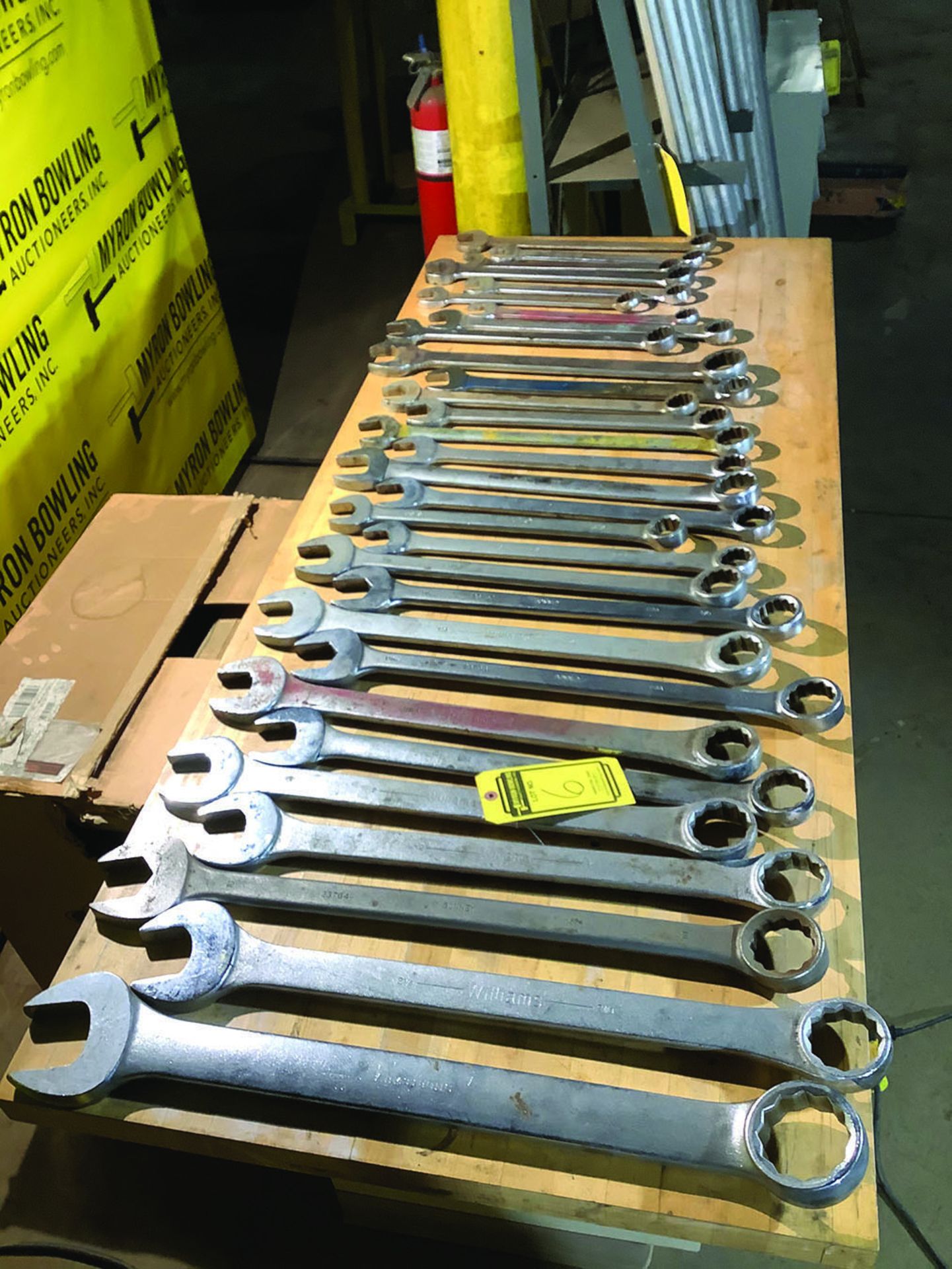 (30) LARGE OPEN END WRENCHES