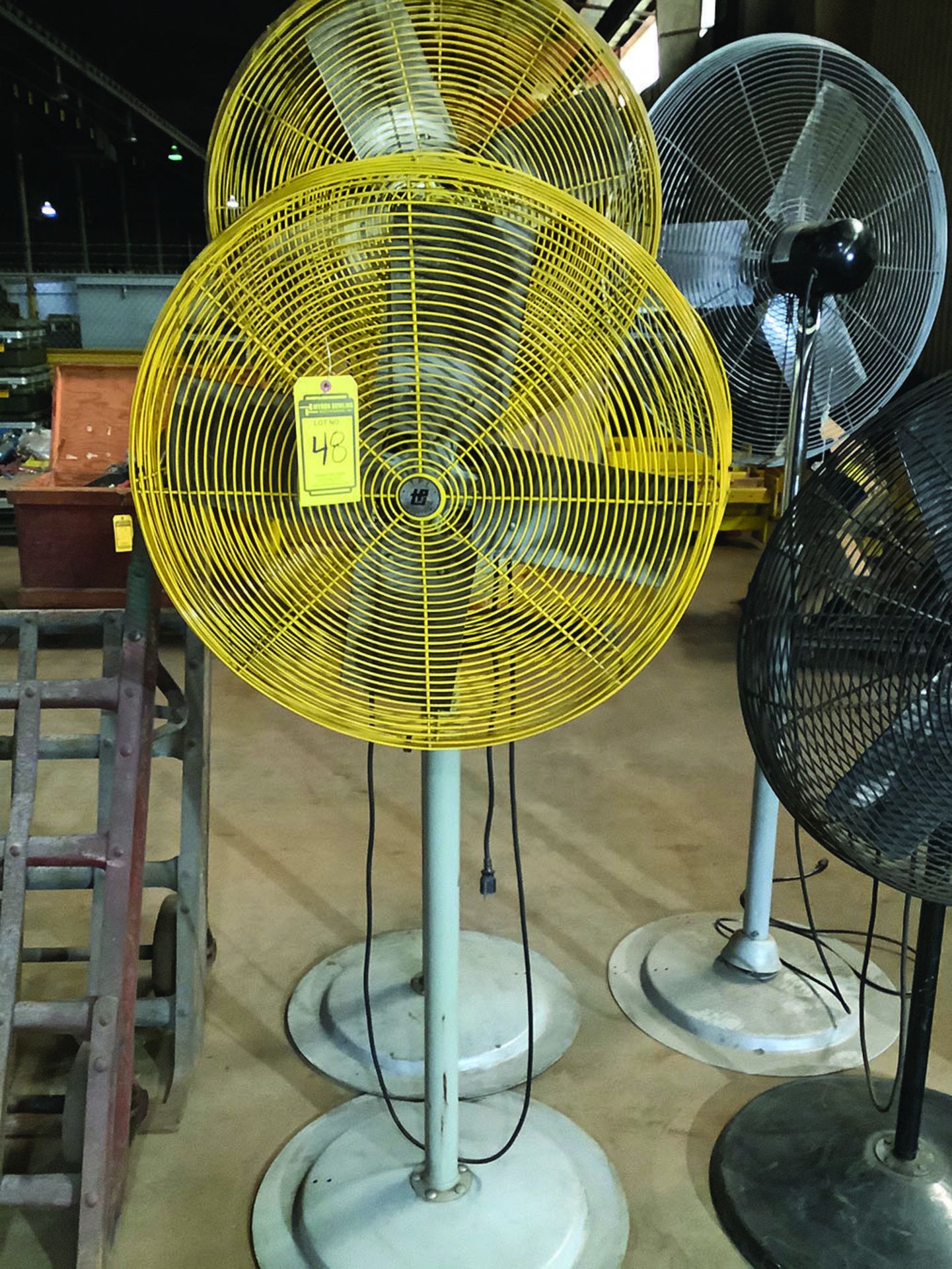 (2) PEDESTAL FANS