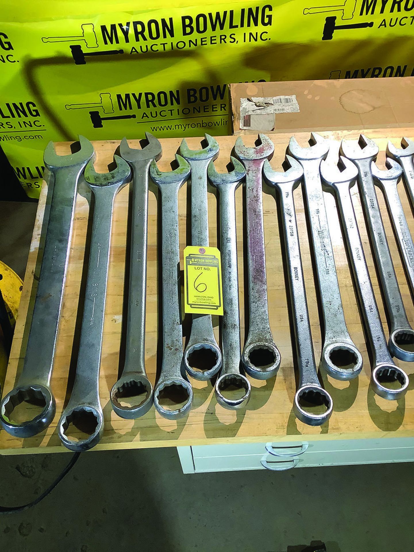 (30) LARGE OPEN END WRENCHES - Image 2 of 3