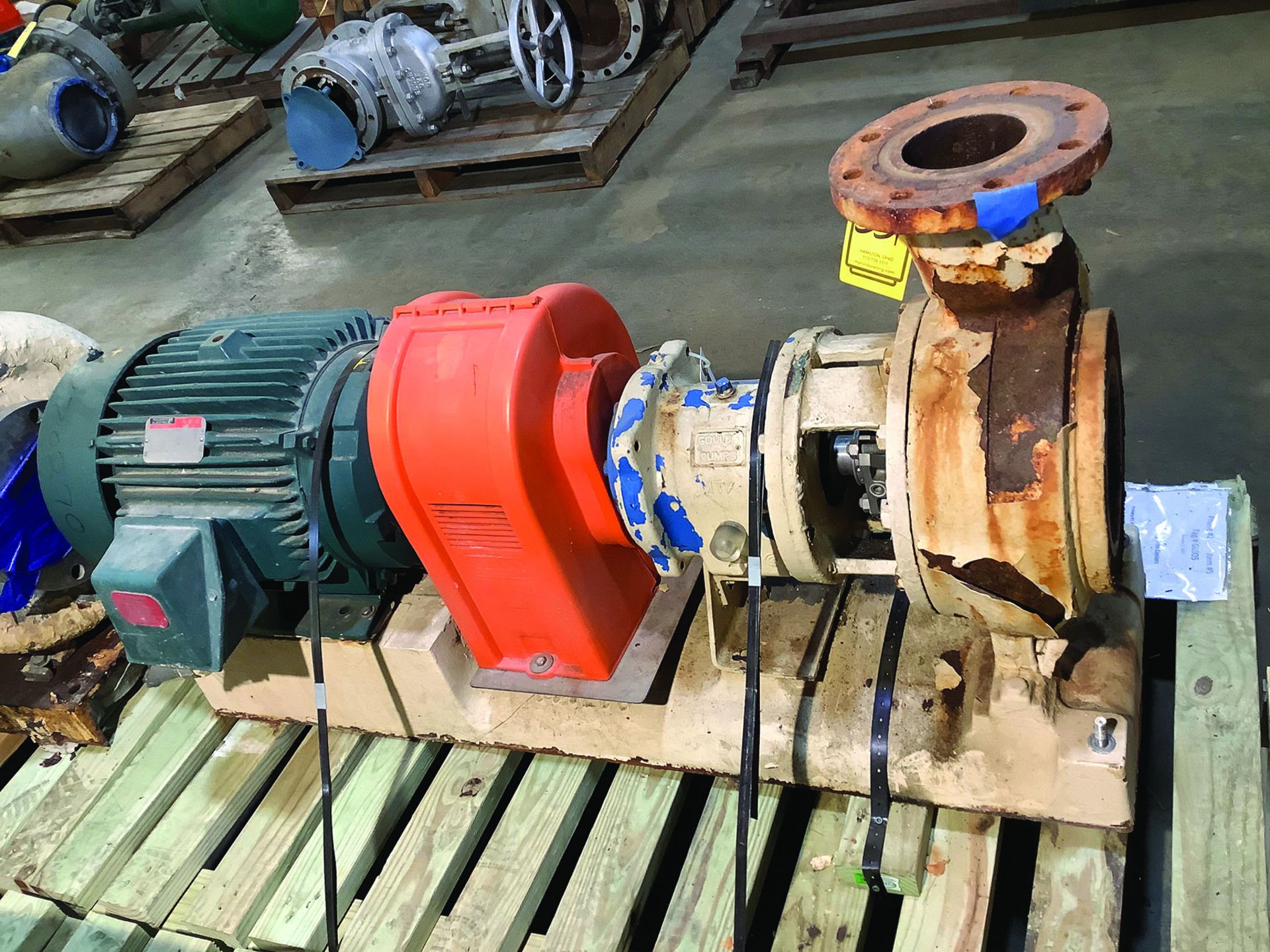 GOULDS CENTRIFUGAL PUMP SKID, 4'' X 6'', 25 HP - Image 2 of 2