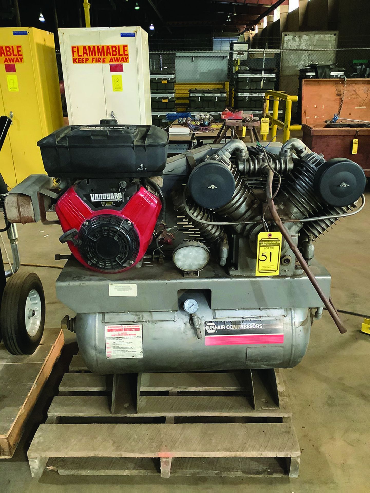 VANGUARD 16-HP GASOLINE AIR COMPRESSOR