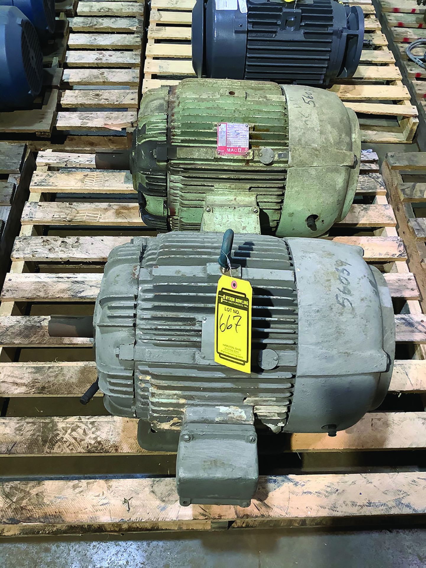 PALLET OF MISC MOTORS