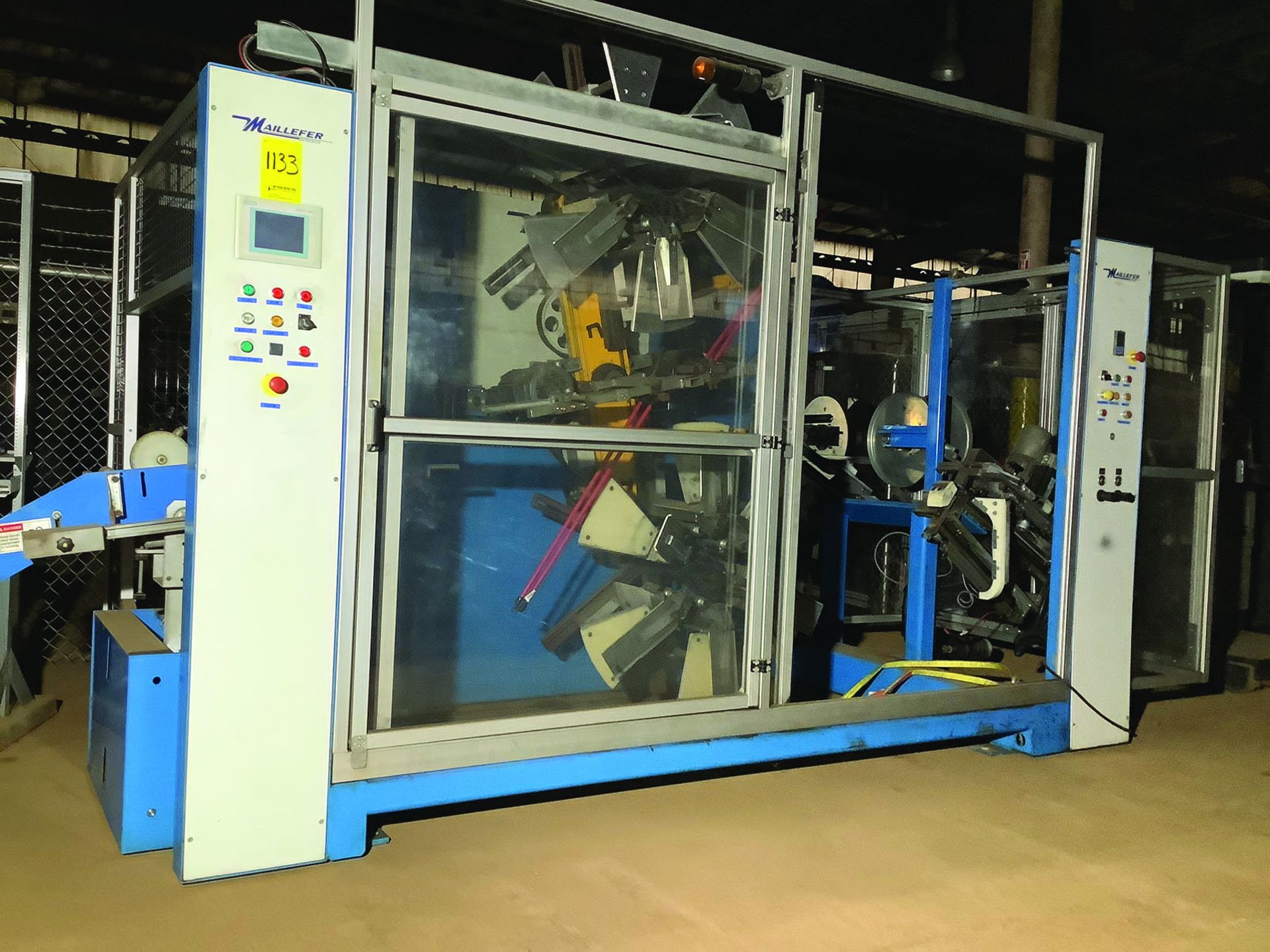 MAILLEFER EXTRUSION FLEXIBLE PIPE WINDER MODEL MWB 1300P-S 400/415 VOLTS - Image 2 of 4