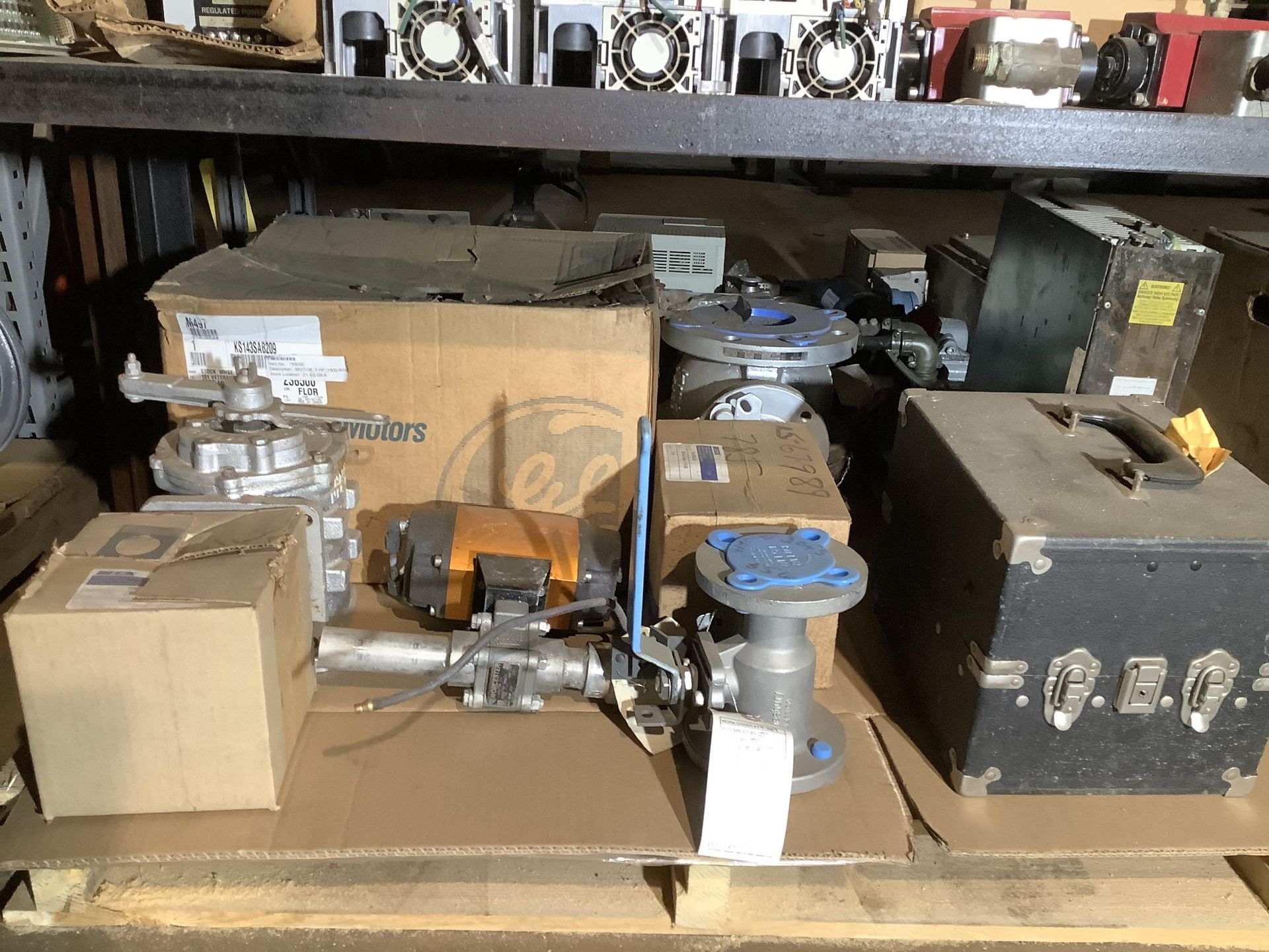 PALLET CONTENTS OF MOTORS, VALVES, INSTRUMENTATION’S - Image 2 of 4