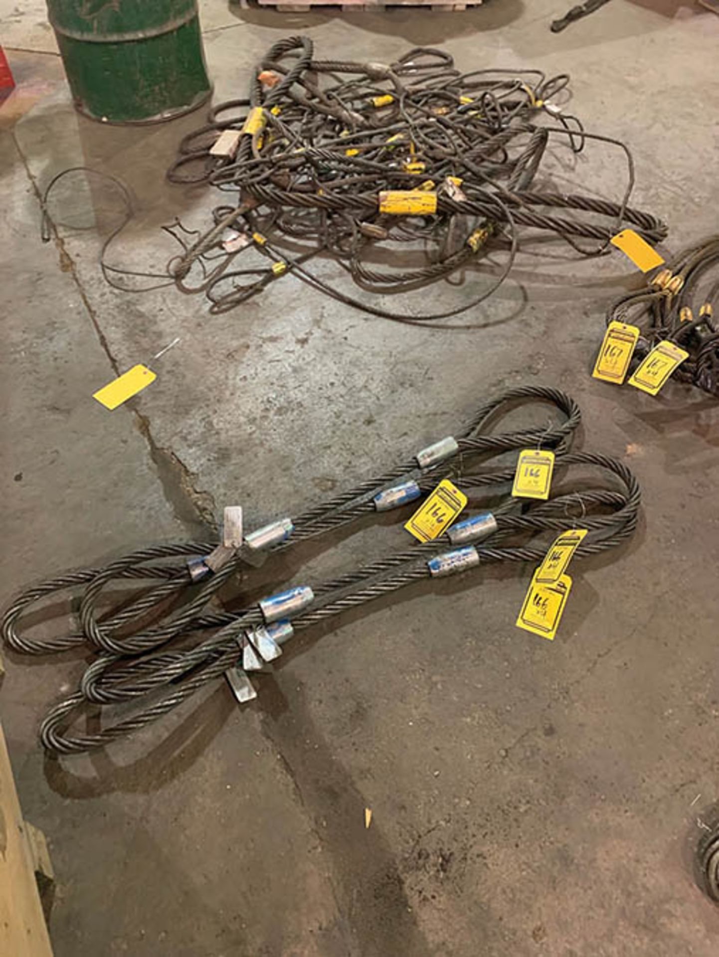 (4) 4' 10-TON CABLE SLINGS