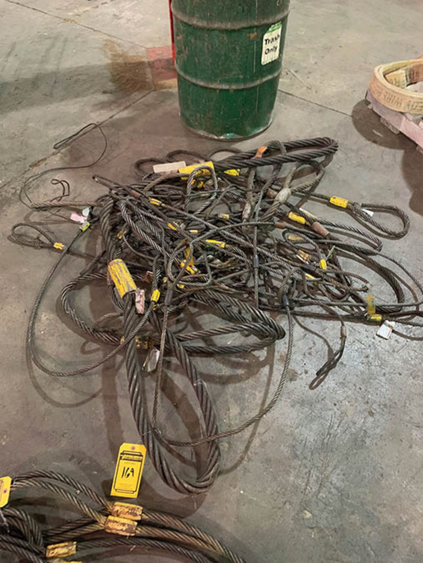 ASSORTED CABLE SLINGS