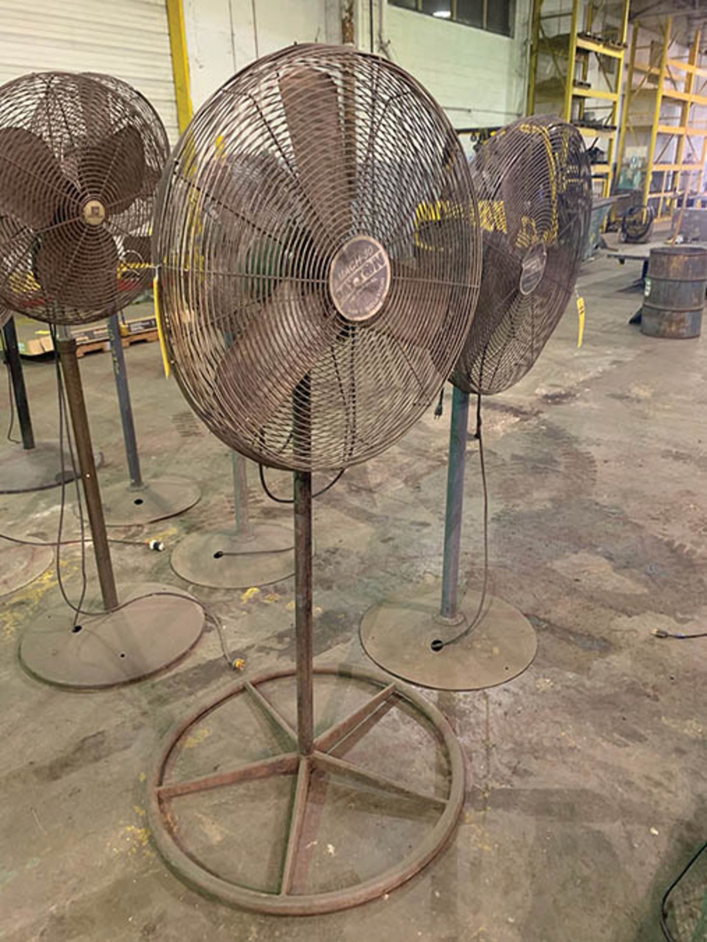 (2) PEDESTAL FANS