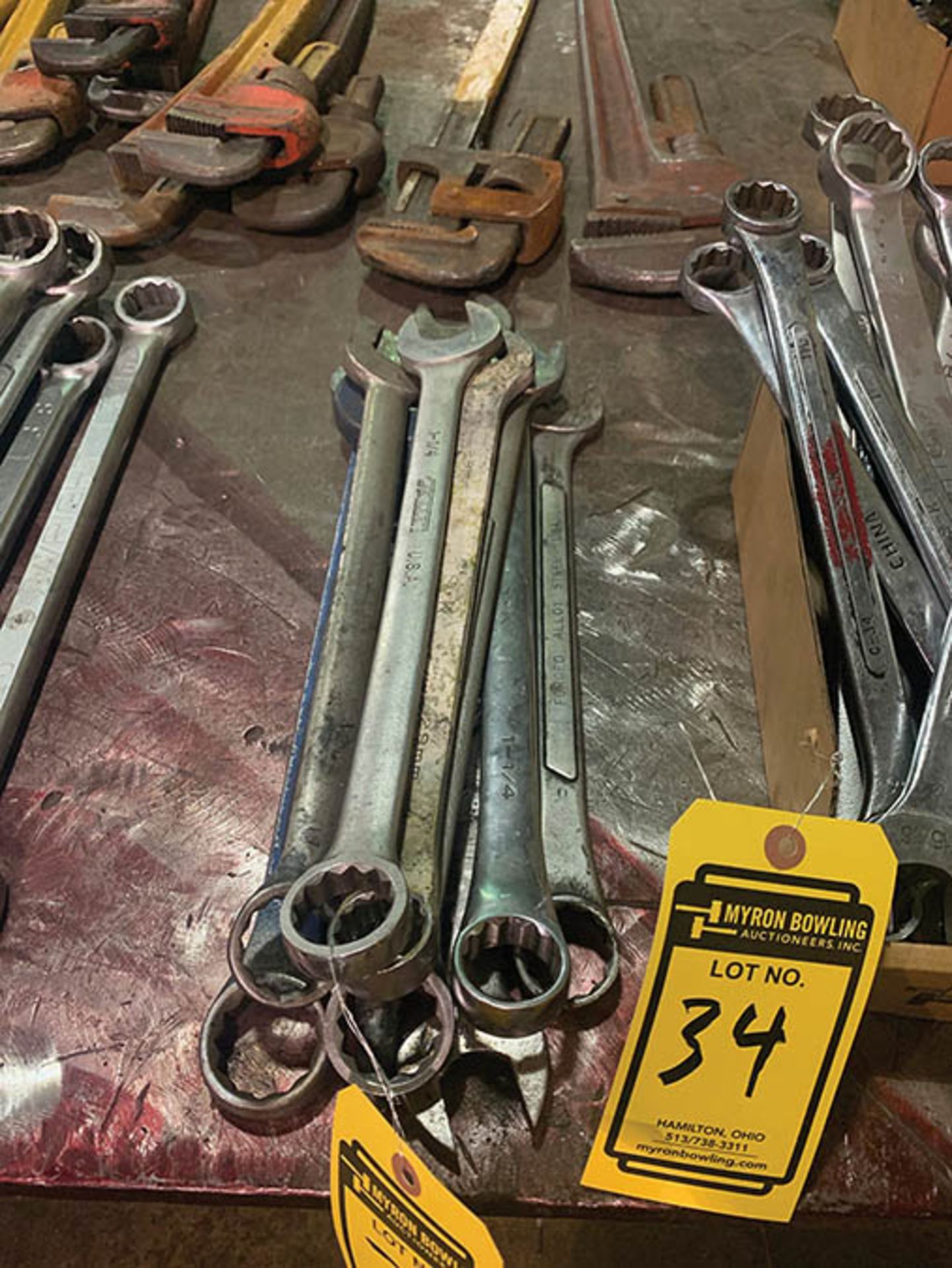 ASSORTED COMBINATION WRENCHES