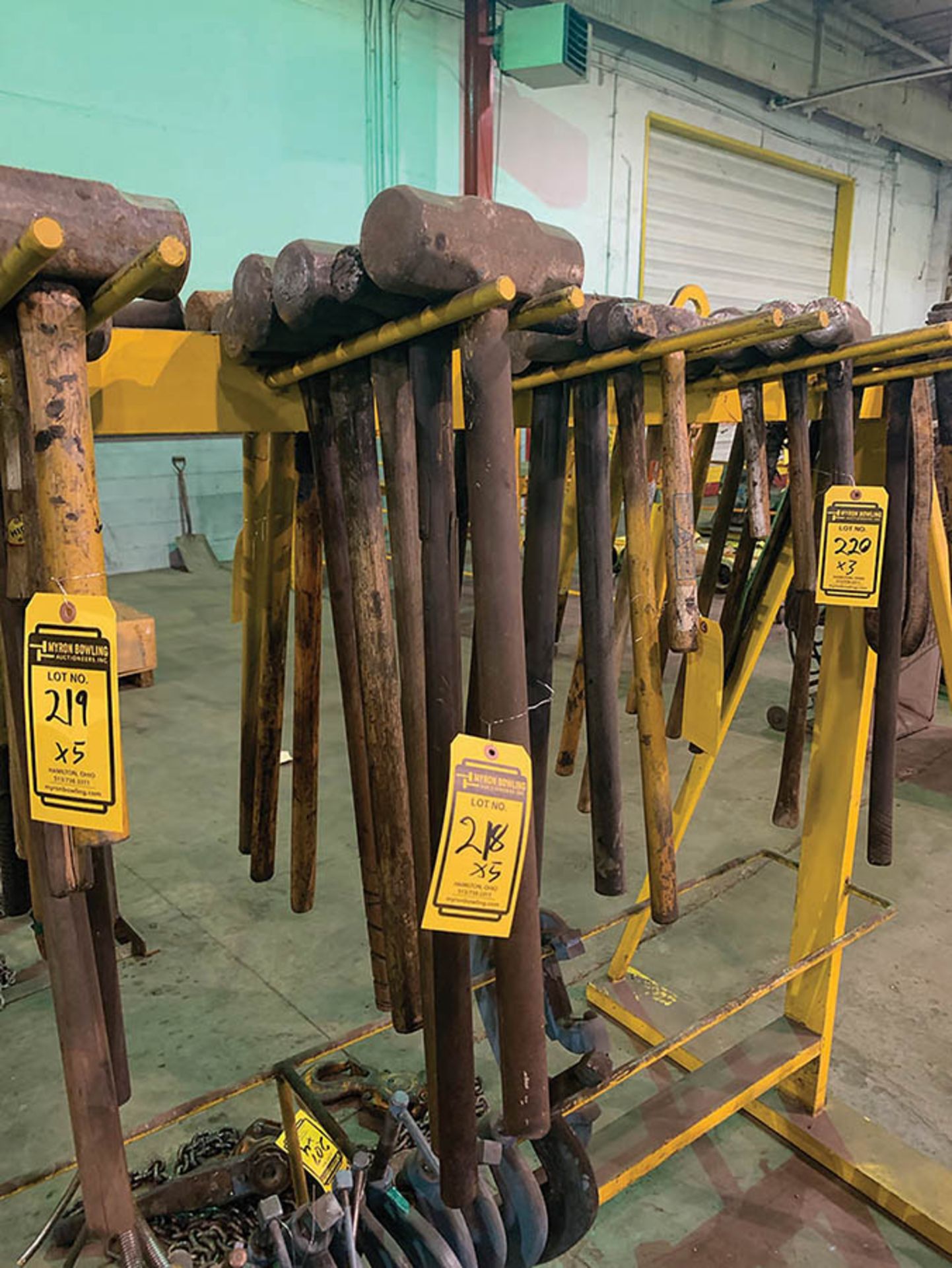 (5) ASSORTED SLEDGE HAMMERS