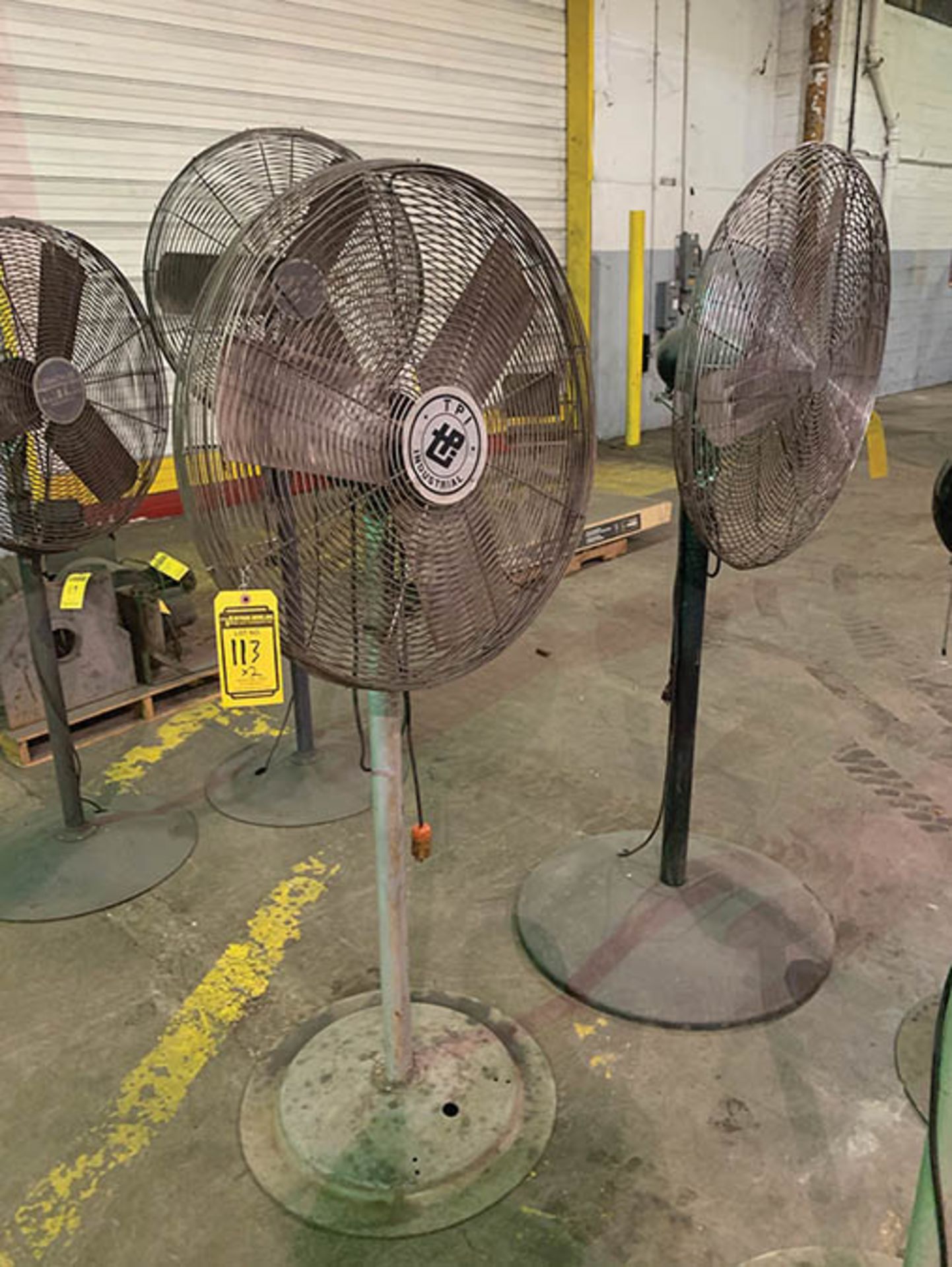 (2) PEDESTAL FANS