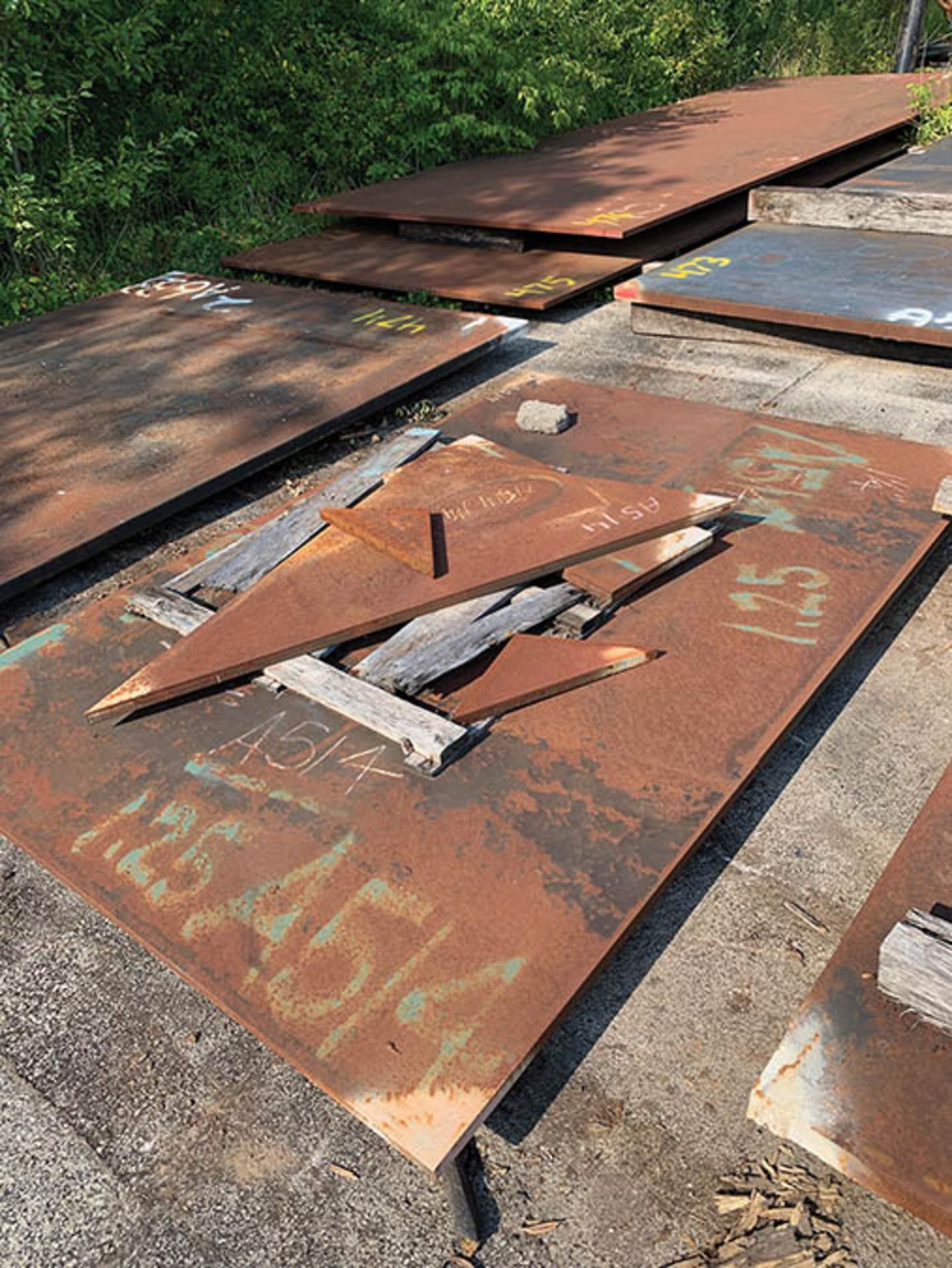 ASSORTED 2'' THICK STEEL PLATES - Image 2 of 2