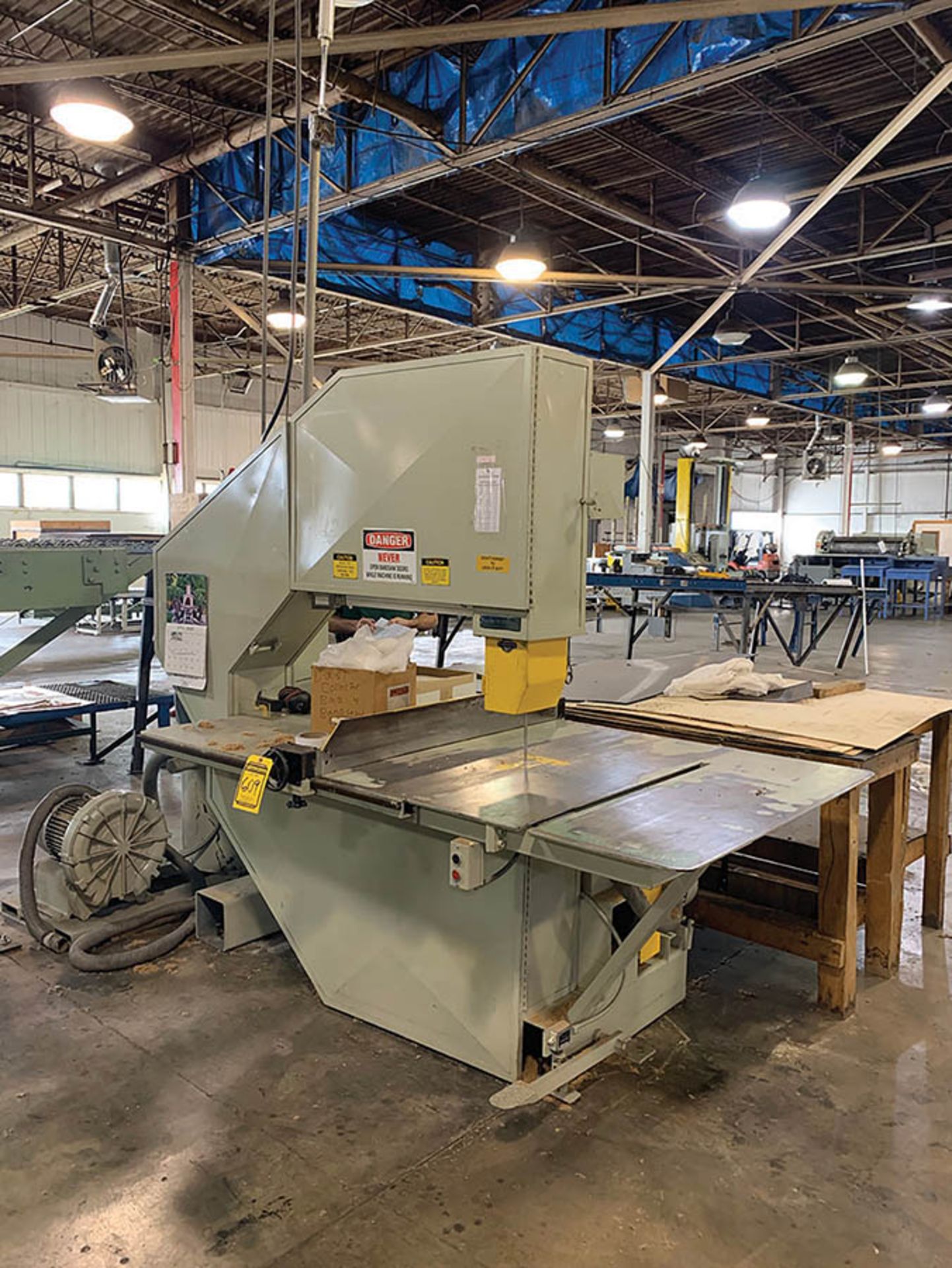 RJE 52'' SUPER C BAND SAW, MODEL RJE 52'', S/N B7109 - Image 2 of 2