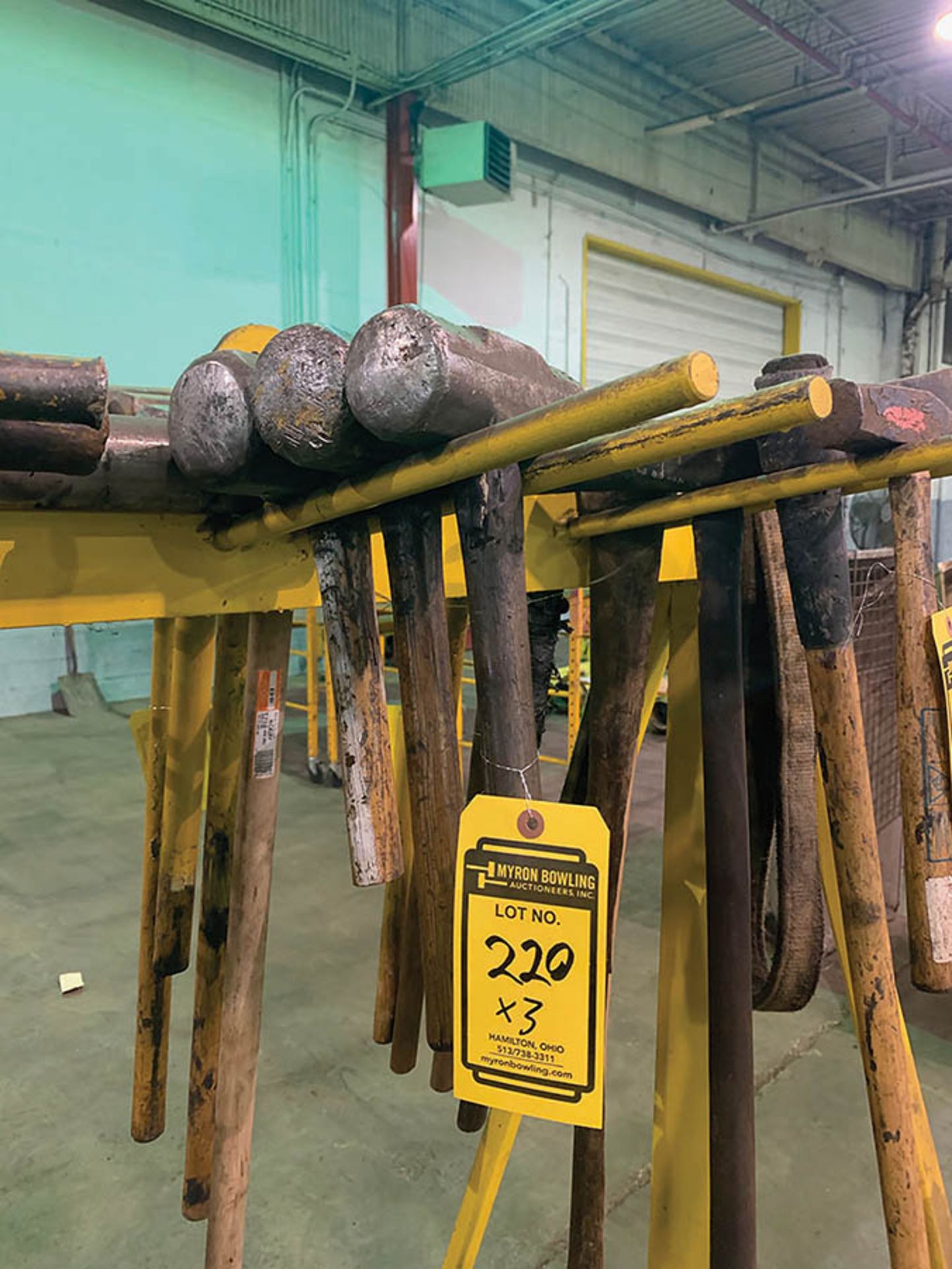 (3) ASSORTED SLEDGE HAMMERS