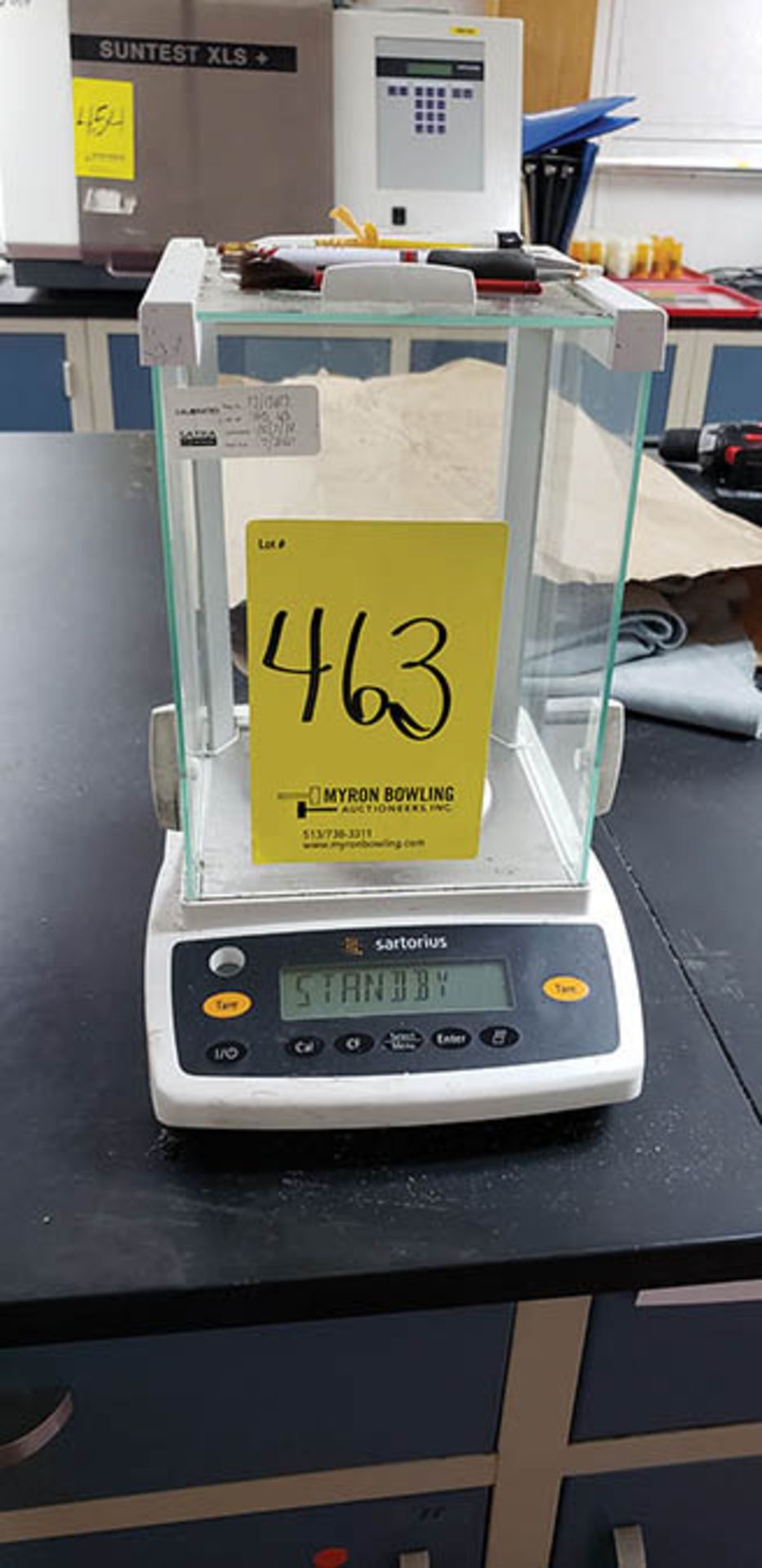 SARTORIUS SCIENTIFIC SCALE, STANDARD THICKNESS GAUGE POTS, SAMPLE POTS