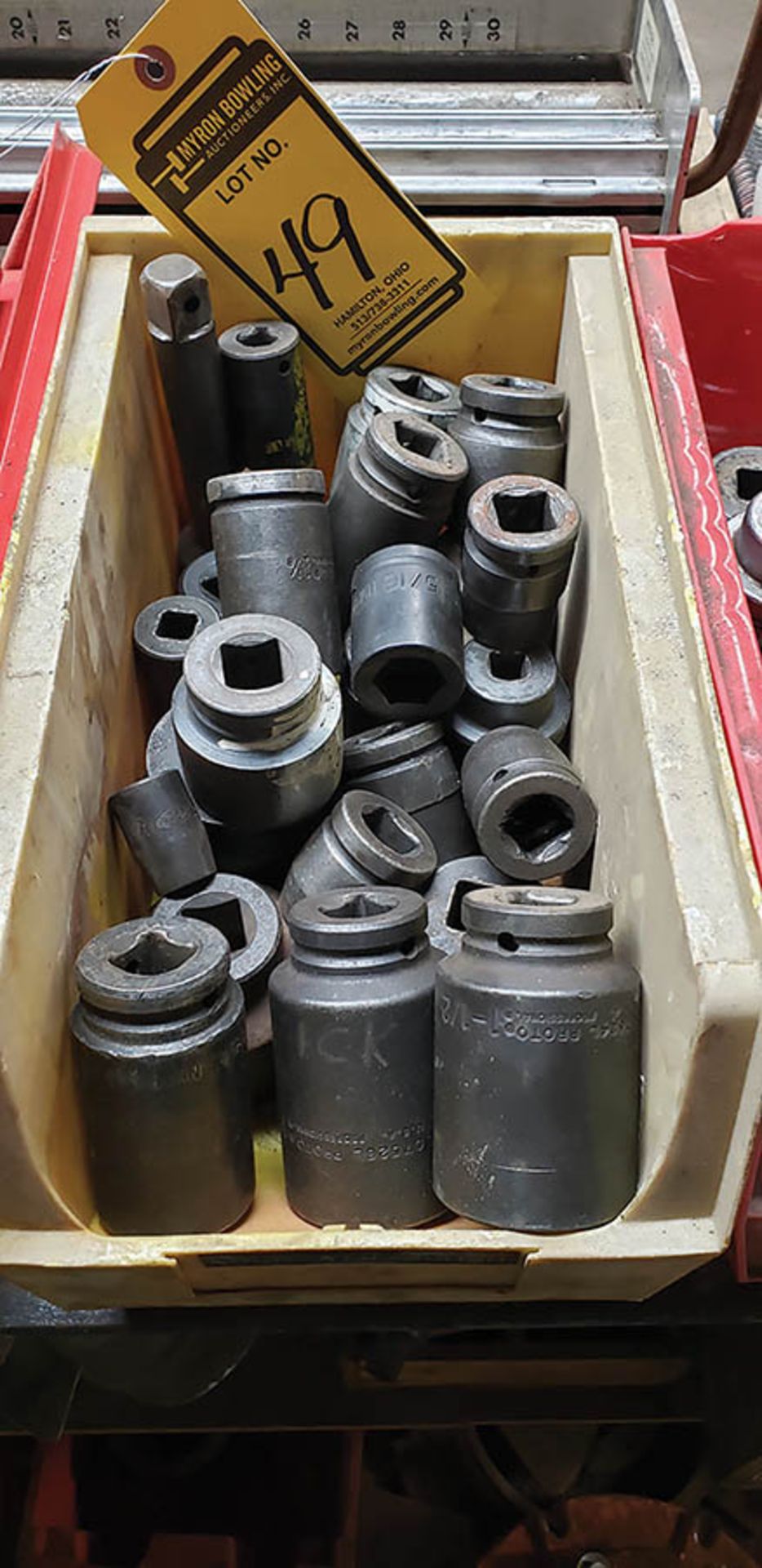 ASSORTED IMPACT SOCKETS, MOST 3/4'' DRIVE
