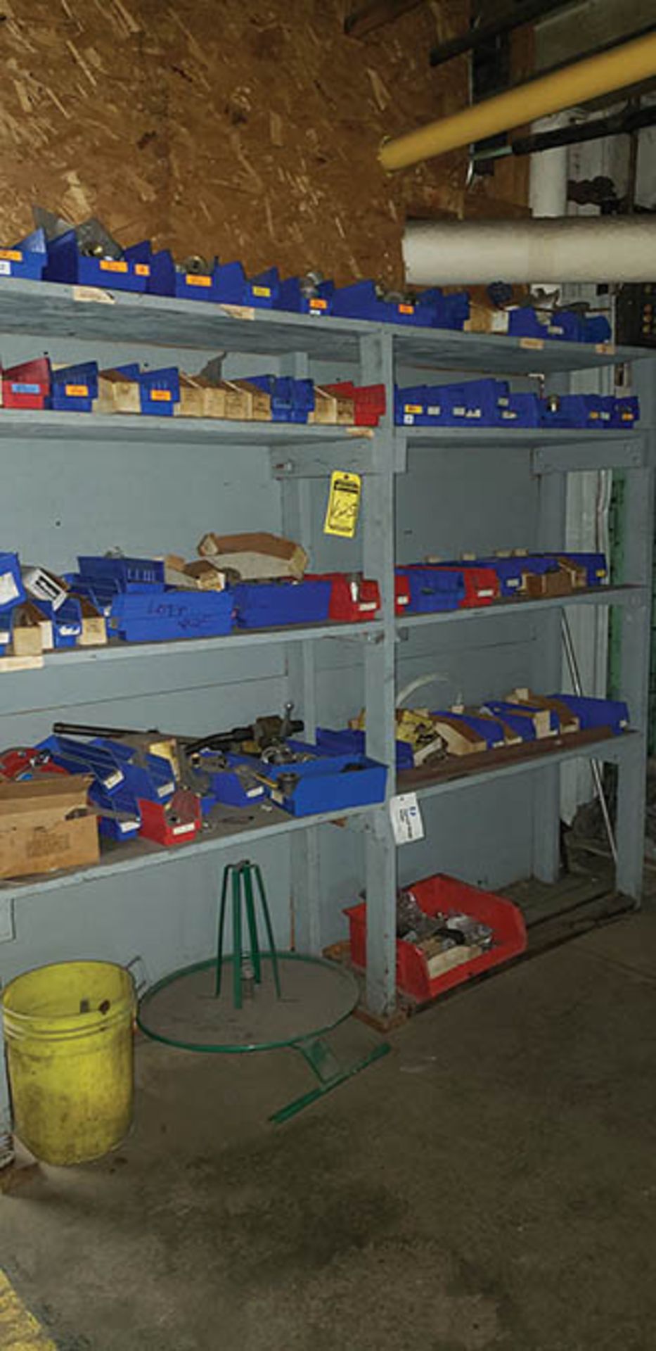 SHELF UNITS W/ CONTENTS: ROLLER CHAIN, SPROCKETS, PUMP UNITS, HOSE, PVC FITTINGS, AND MUCH MORE - Image 15 of 23