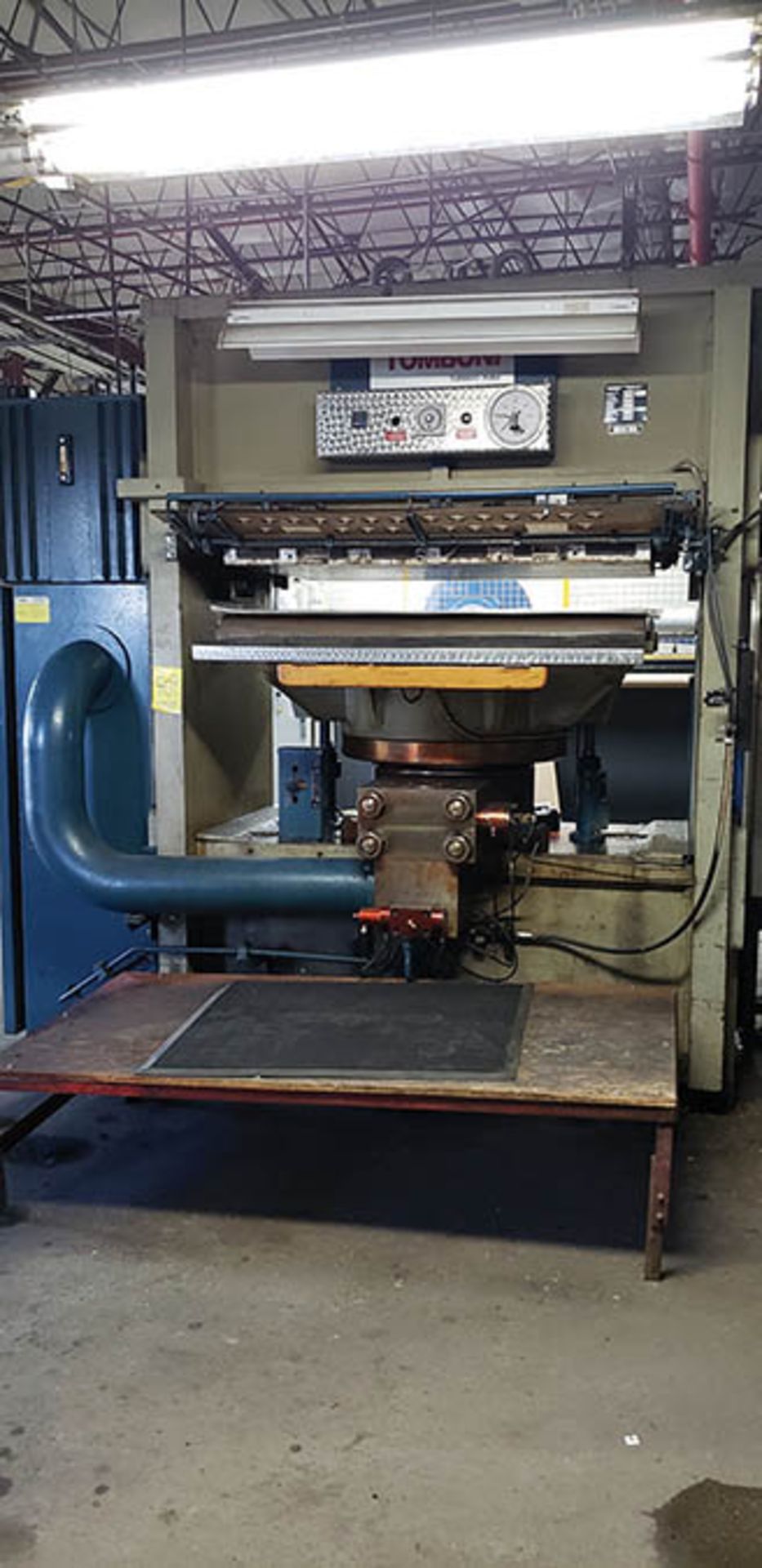 1995 TAMBONI 850-TON UP ENDING HYDROPLATING/EMBOSSING PRESS, TYPE 085, S/N 443, 1370 MM X 1000 MM - Image 2 of 5