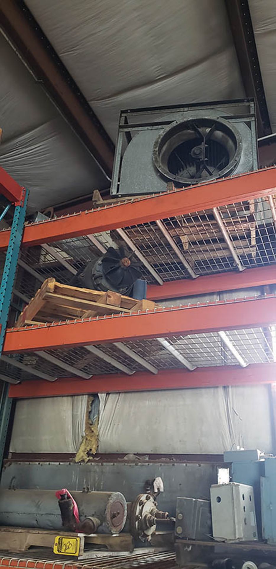 CONTENTS OF PALLET RACK: PUMPS, MOTORS, BRUSH ROLLS, ELECTRICAL BOXES, THERMOLATOR, FILTERS, - Image 11 of 14