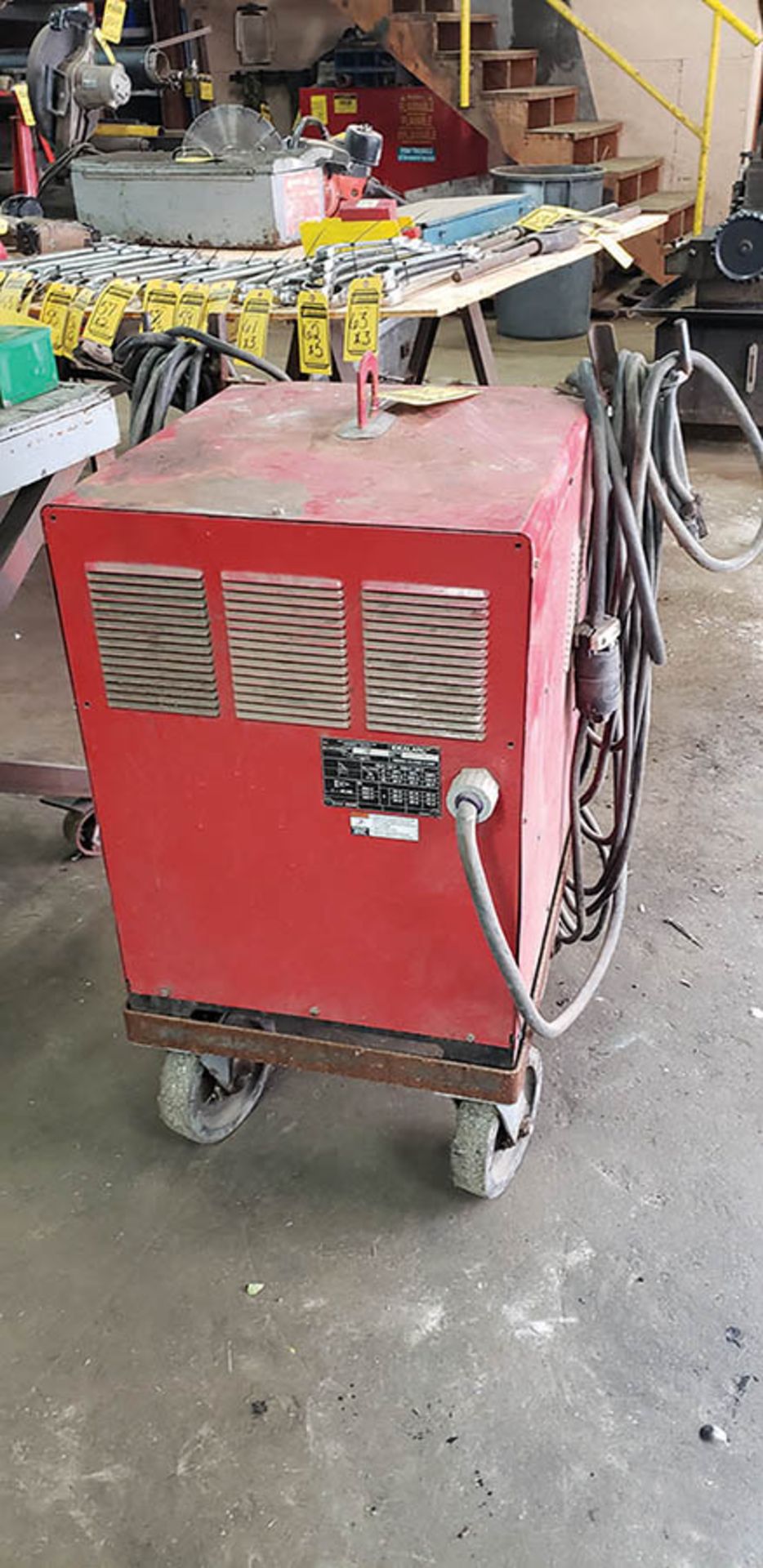 LINCOLN ELECTRIC IDEALARC 250 CC AC/DC ARC WELDER, S/N C1950400243 - Image 2 of 2