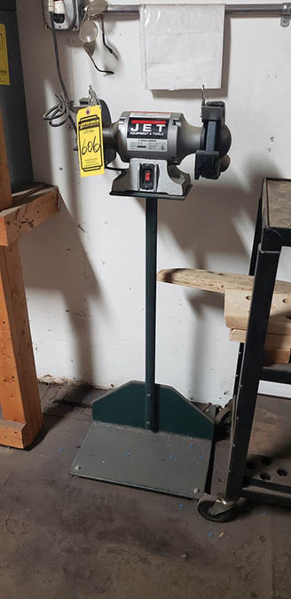 DELTA 17-900 DRILL PRESS, S/N 9348, JET 6'' BENCH GRINDER JBG6A & DEWALT COMPOUND MITER SAW ( - Image 2 of 3