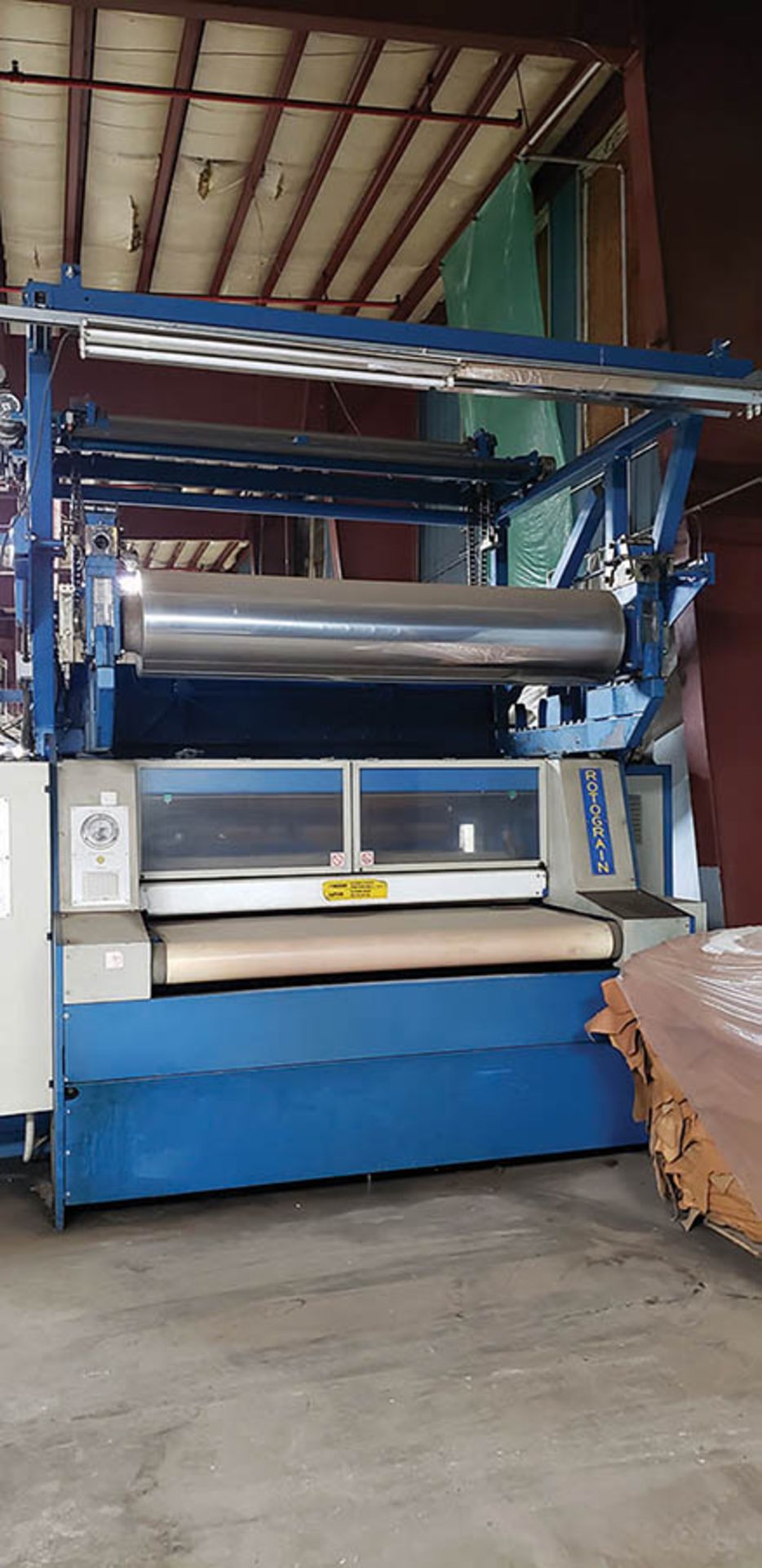 1998 COSMOTED ROTO-PRESS SUPER-ROTOGRAIN FINISHING MACHINE, CHROME ROLL, SAND ROLL, MODEL SRG18, S/N - Image 2 of 5