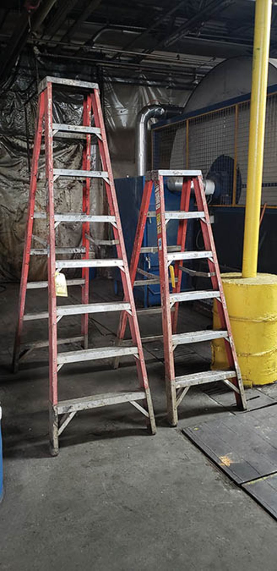 (3) STEP LADDERS, 6', 8', 10'