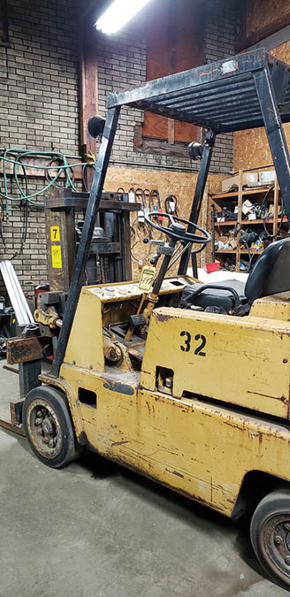 CLARK 16,000 LB. CAP. FORKLIFT, MODEL C500-120, MODIFIED W/ ADDITIONAL COUNTER WEIGHT & HYDRAULIC - Image 2 of 8