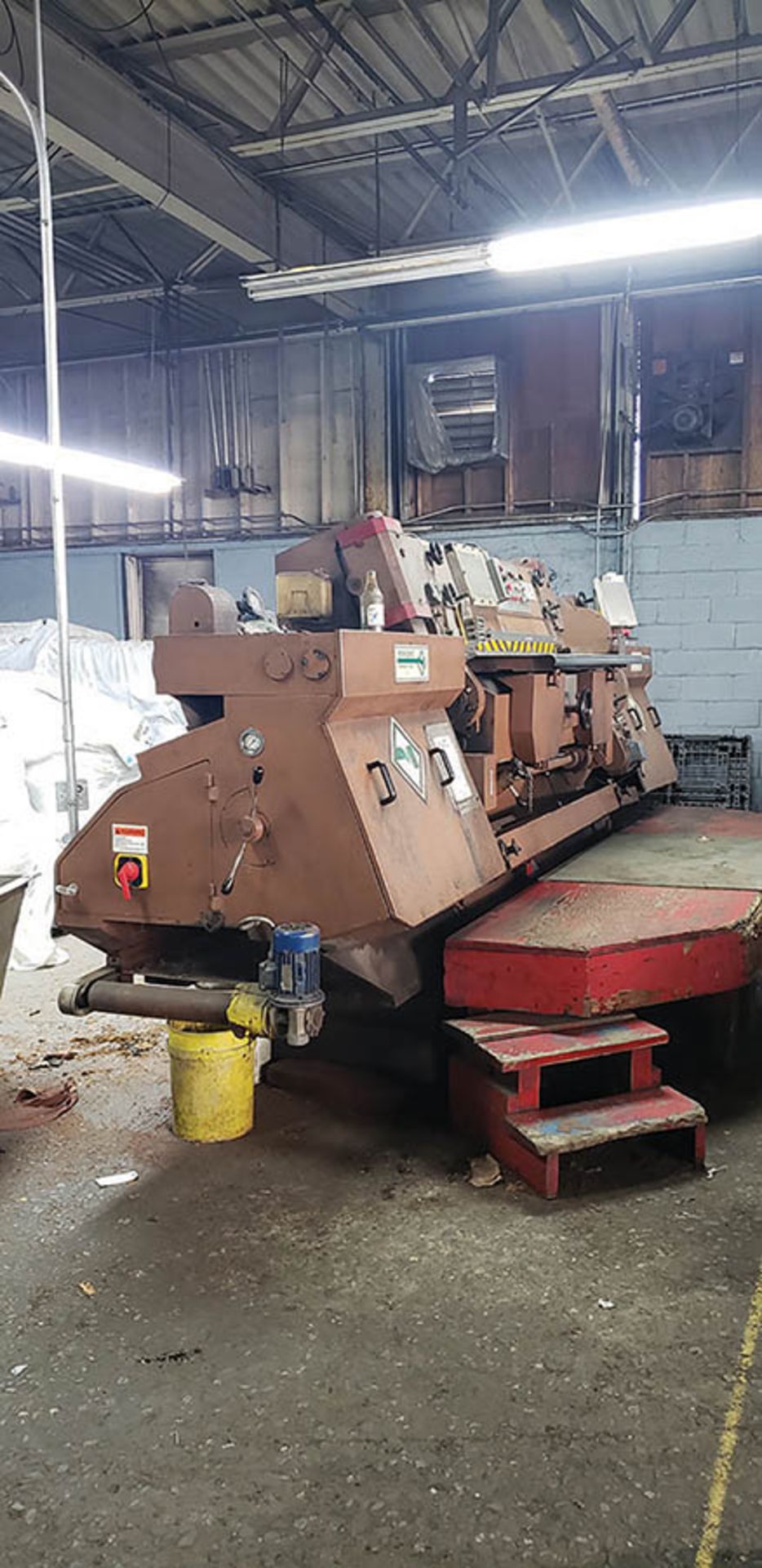 1993 MOSCONI 1800 LEATHER SPLITTING MACHINE, MODEL SIRIO, S/N S1831593, 1800 MM. WIDTH - Image 3 of 8