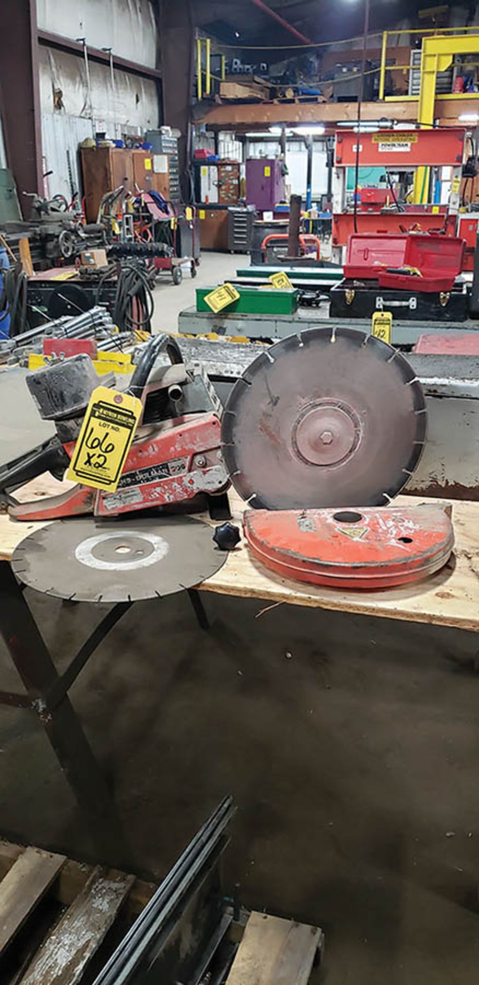 SACHS DOLMAR CONCRETE SAW & BLACK & DECKER CHOP SAW