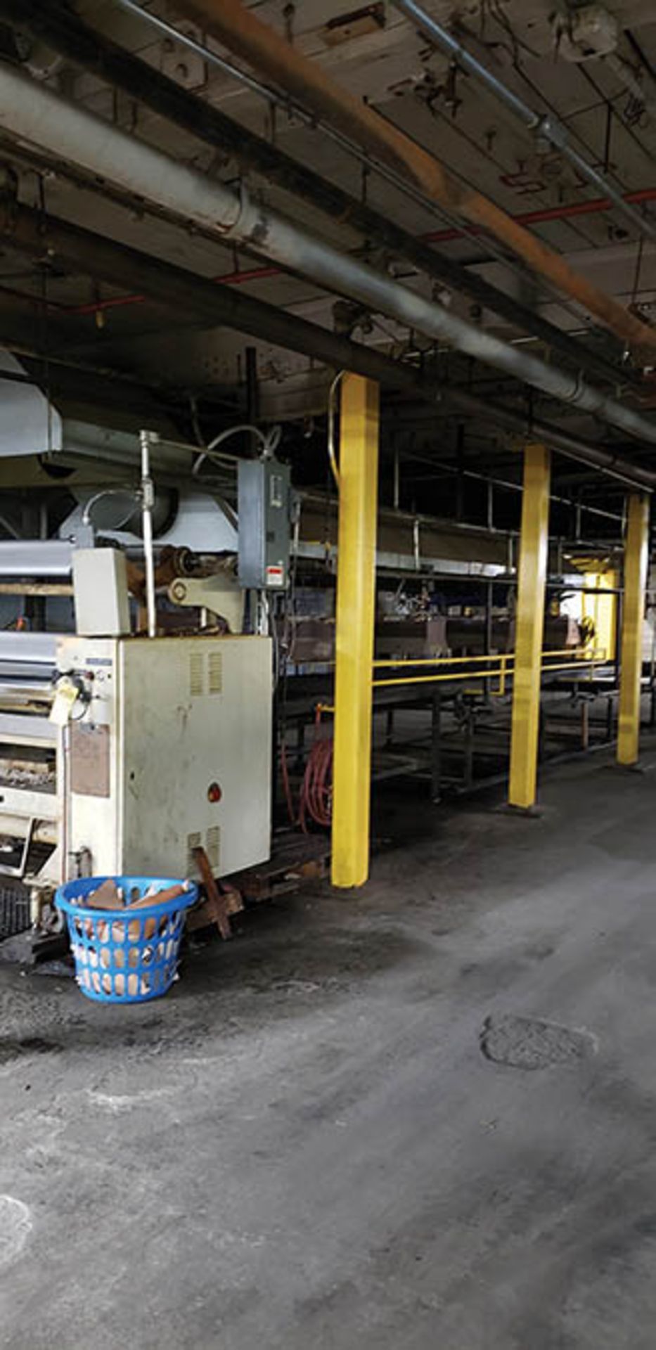 1996 GEMATA ROTOCOAT REVERSE 3-ROLL OIL/WAX COATER LINE (8) HEATERS, BELT CONVEYOR5' X 30', 75 1/4'' - Image 2 of 7