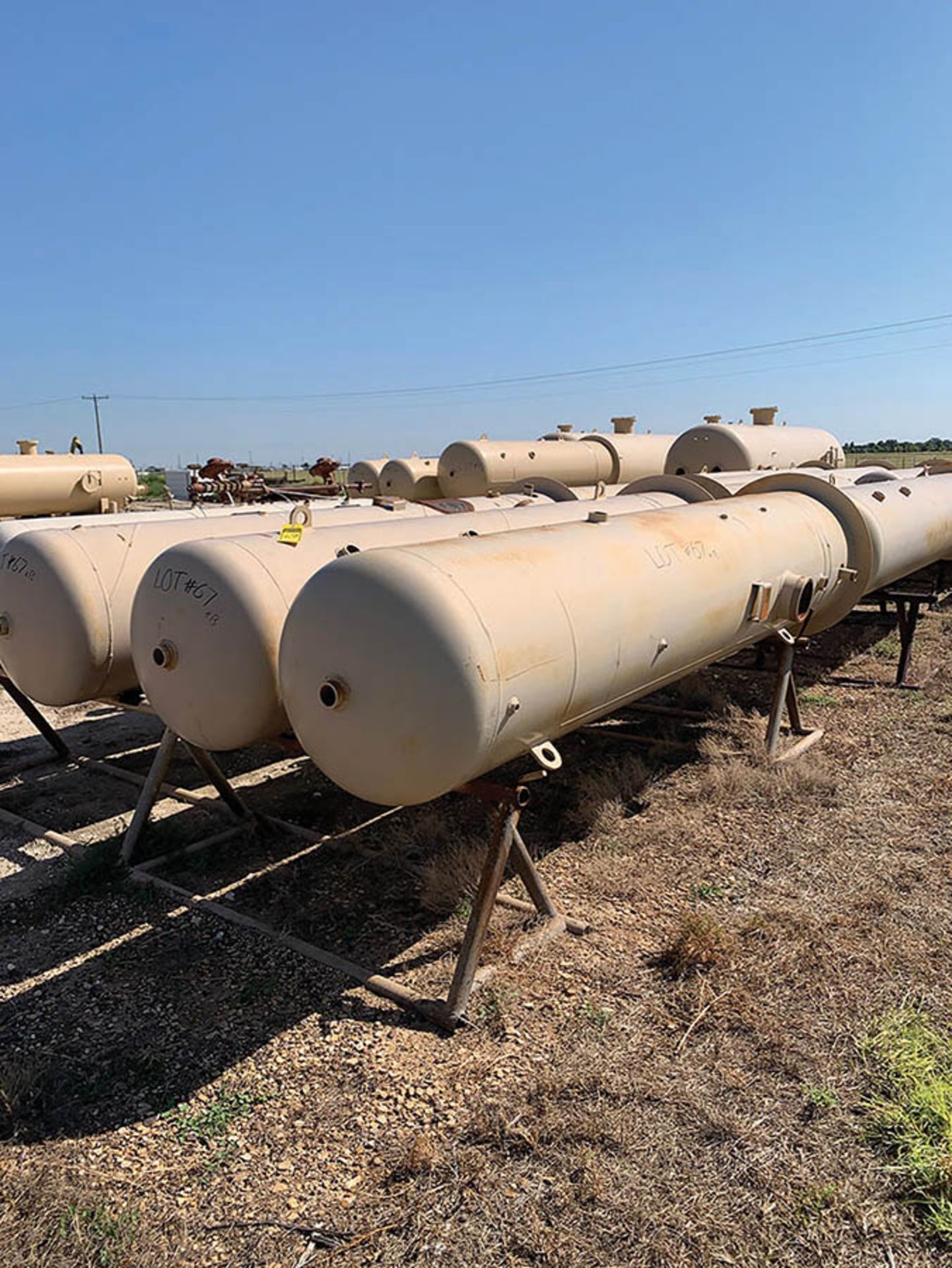 (13) 2019 RUDD WELDING CO. 30'' X 10’, 2 PH SEPARATORS, 500 PSI CAP.