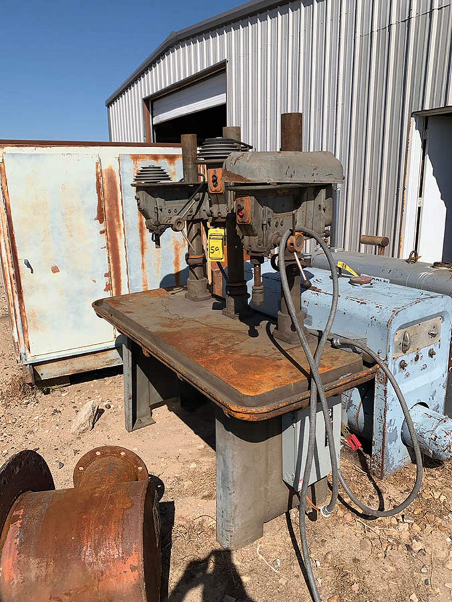 DELTA ROCKWELL TRIPLE HEAD DRILL PRESS