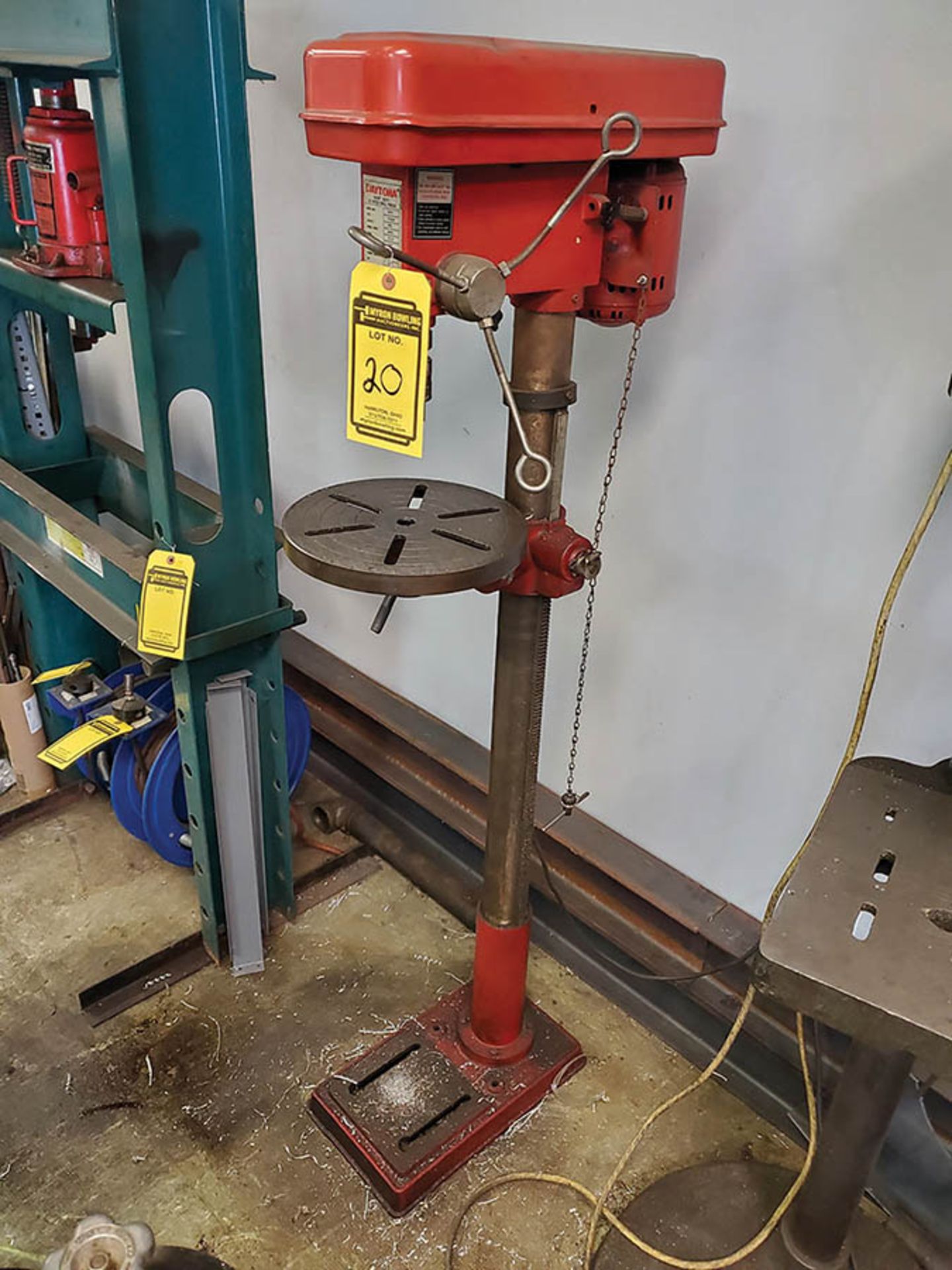 1992 DAYTONA 16 SPEED VERTICAL DRILL PRESS, MODEL: DF16, 3/4 HP, 5/8'' CHUCK - Image 3 of 5