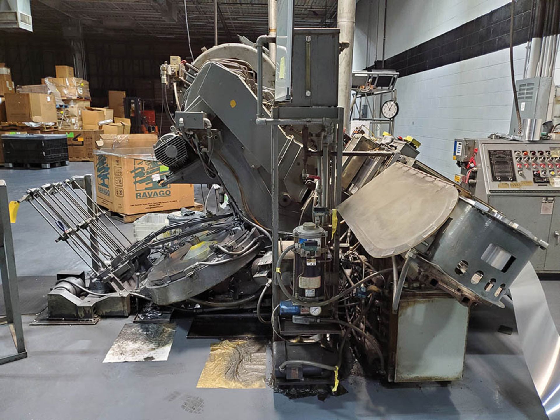 BLISS 40-TON OBI RING PRESS, OUTFEED RING SORTER, SCRAP BLOWER @ 3,050 RPM, LINK SYSTEM 1,100 - Image 9 of 18