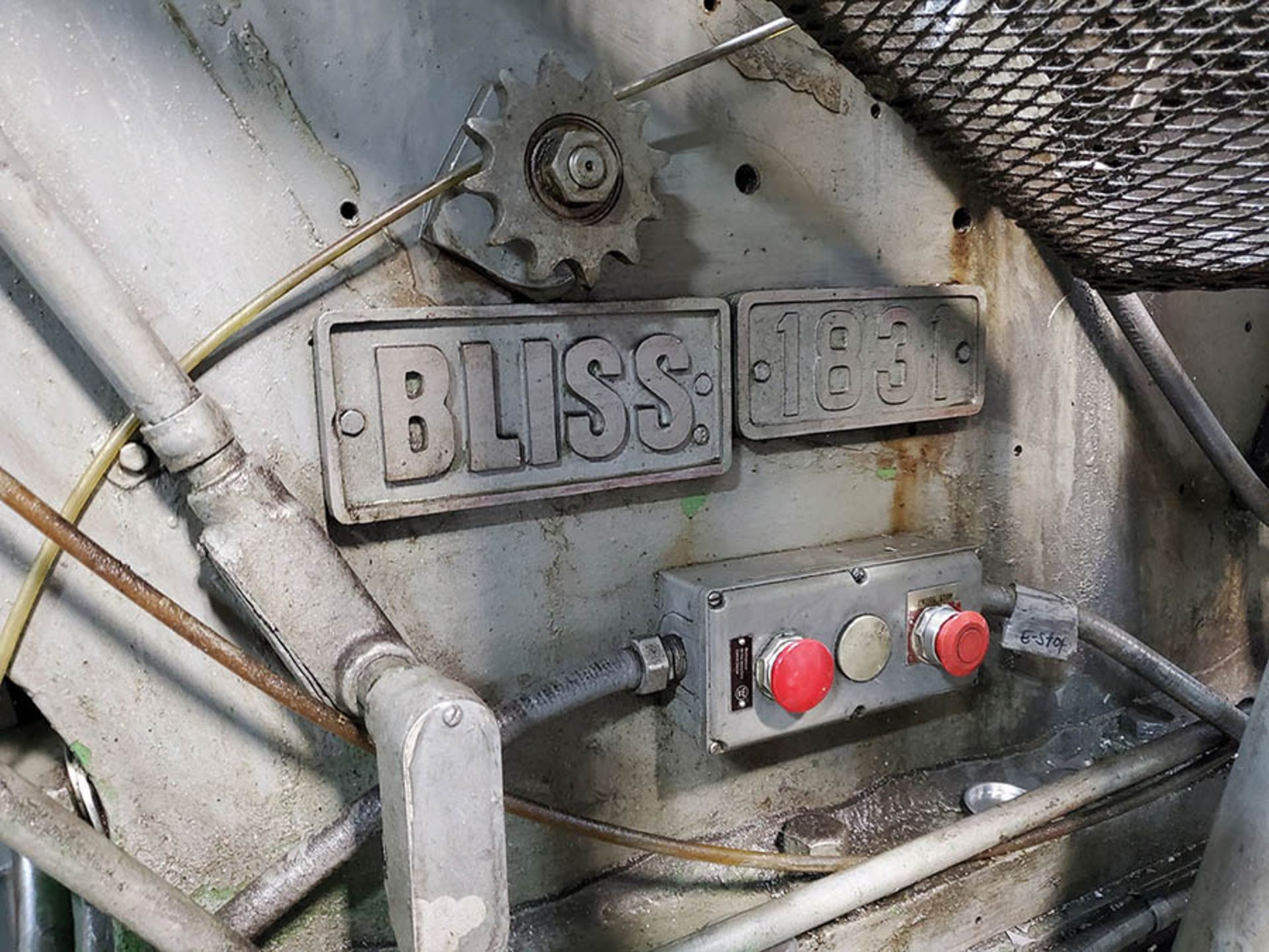 1967 BLISS 40-TON OBI PLUG PRESS, MODEL: 1831, RAPID AIR DIE SPRINGS, INTEGRATED COIL UNWINDER WITH - Image 9 of 19