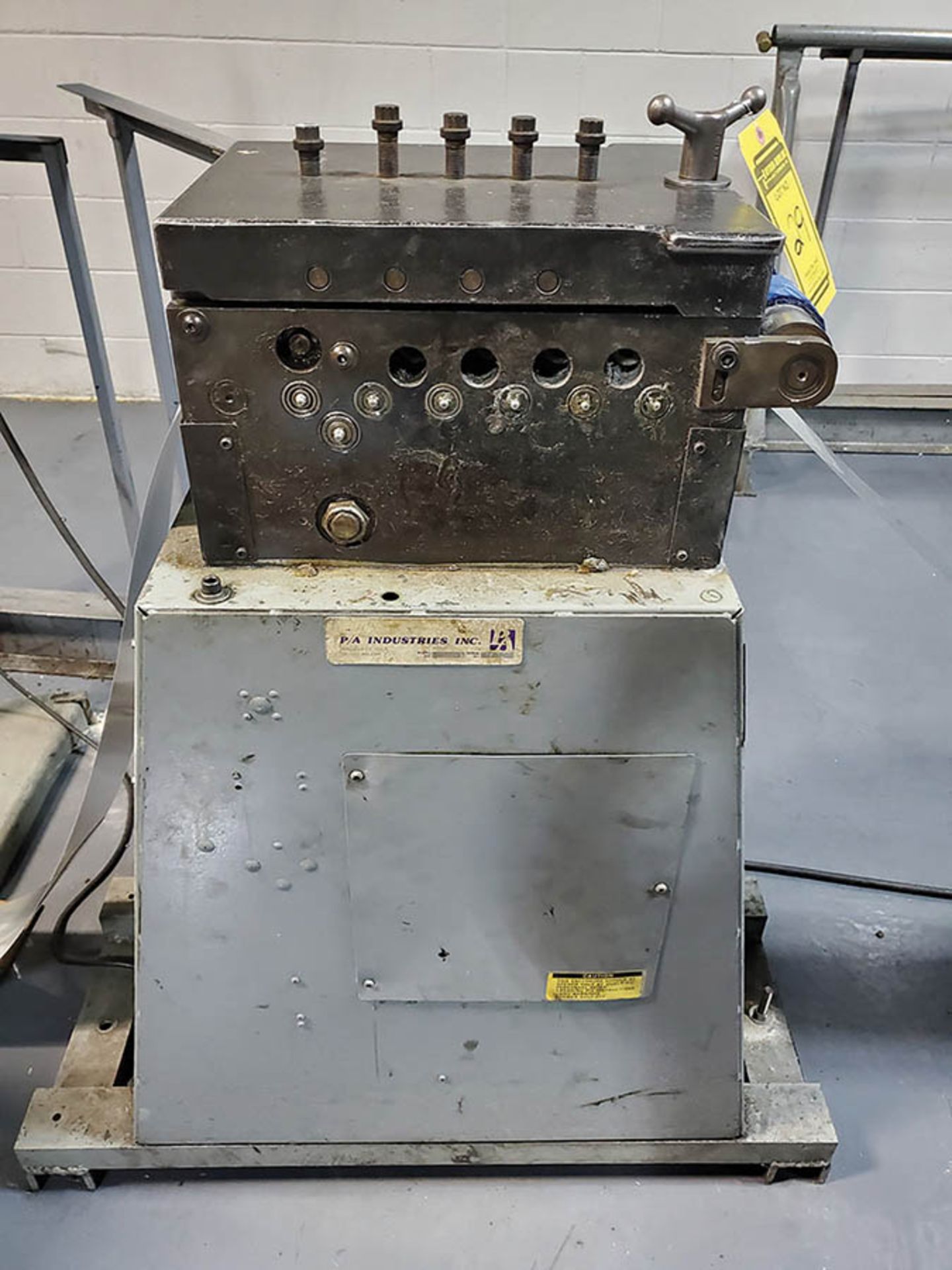 P.A. INDUSTRIES STOCK FEEDER/STRAIGHTENER, MODEL: 15129, S/N SS-89 WITH SONATROL SONAR-S - Image 2 of 8