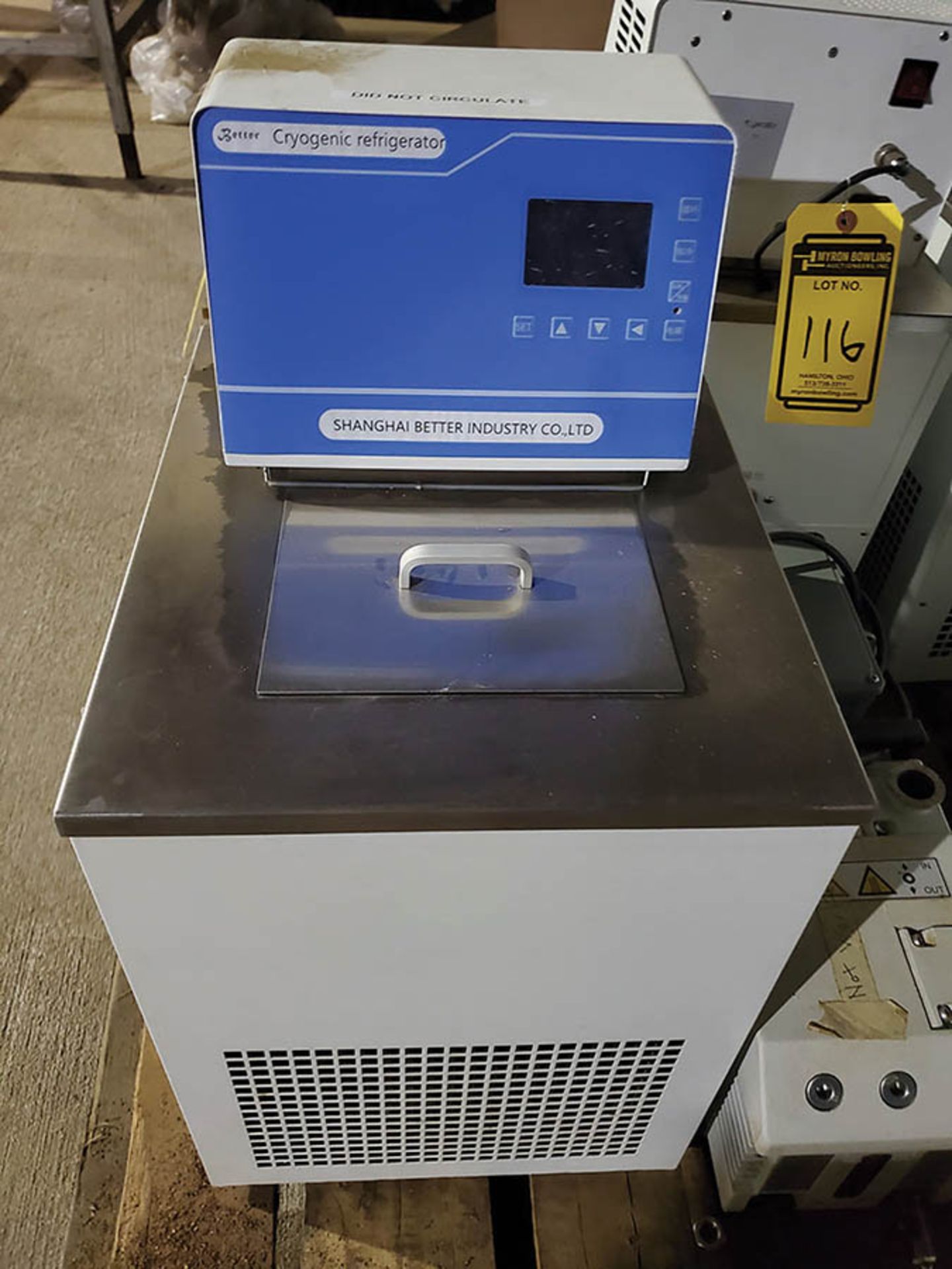 2018 SBI CRYOGENIC REFRIGERATOR, MODEL DW2005, TEMP. -20 C-RAT - Image 4 of 7