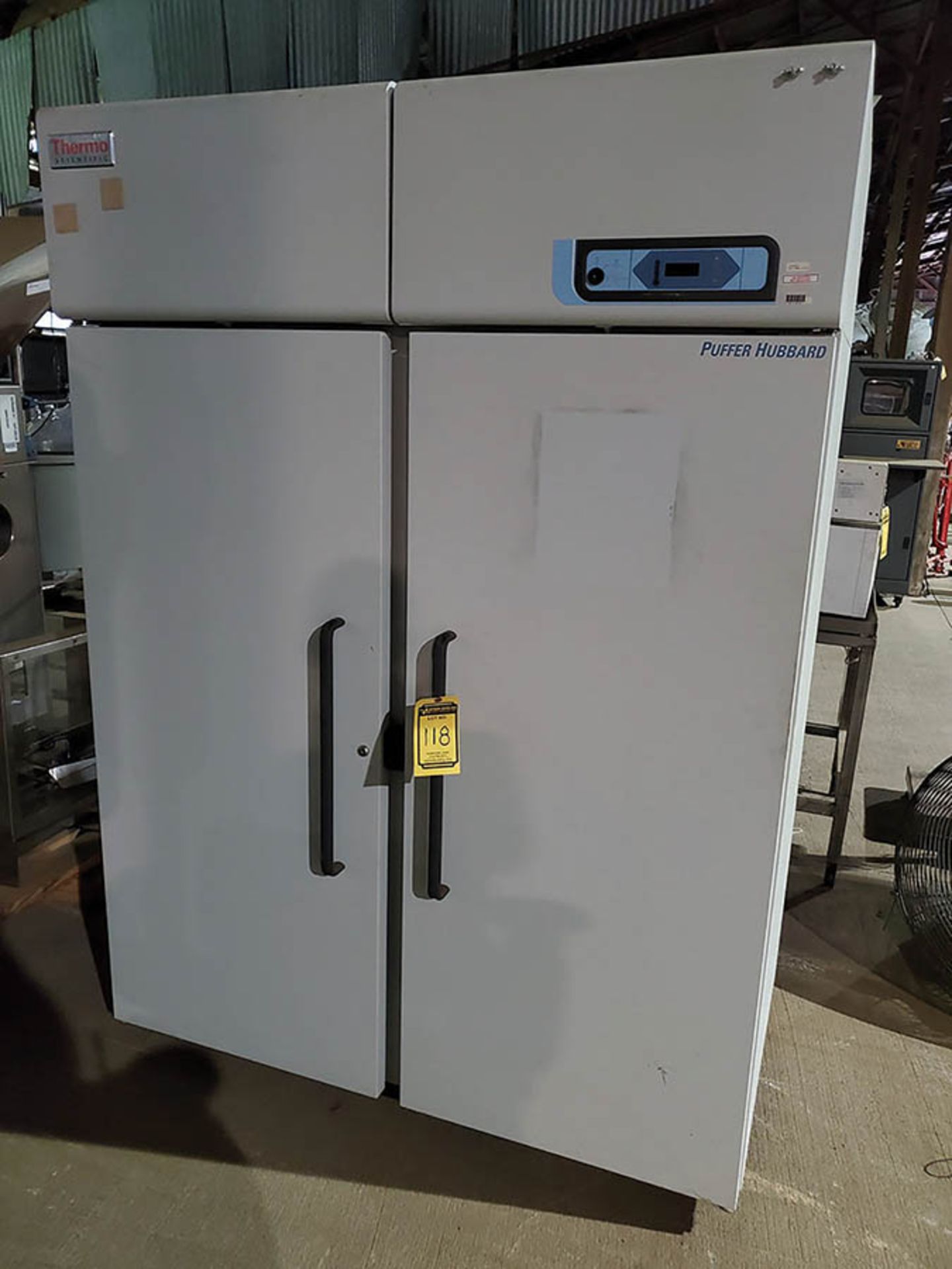 THERMO SCIENTIFIC PUFFER-HUBBARD LABORATORY REFRIGERATOR, MODEL IUF3050A20, SINGLE PHASE, TEST