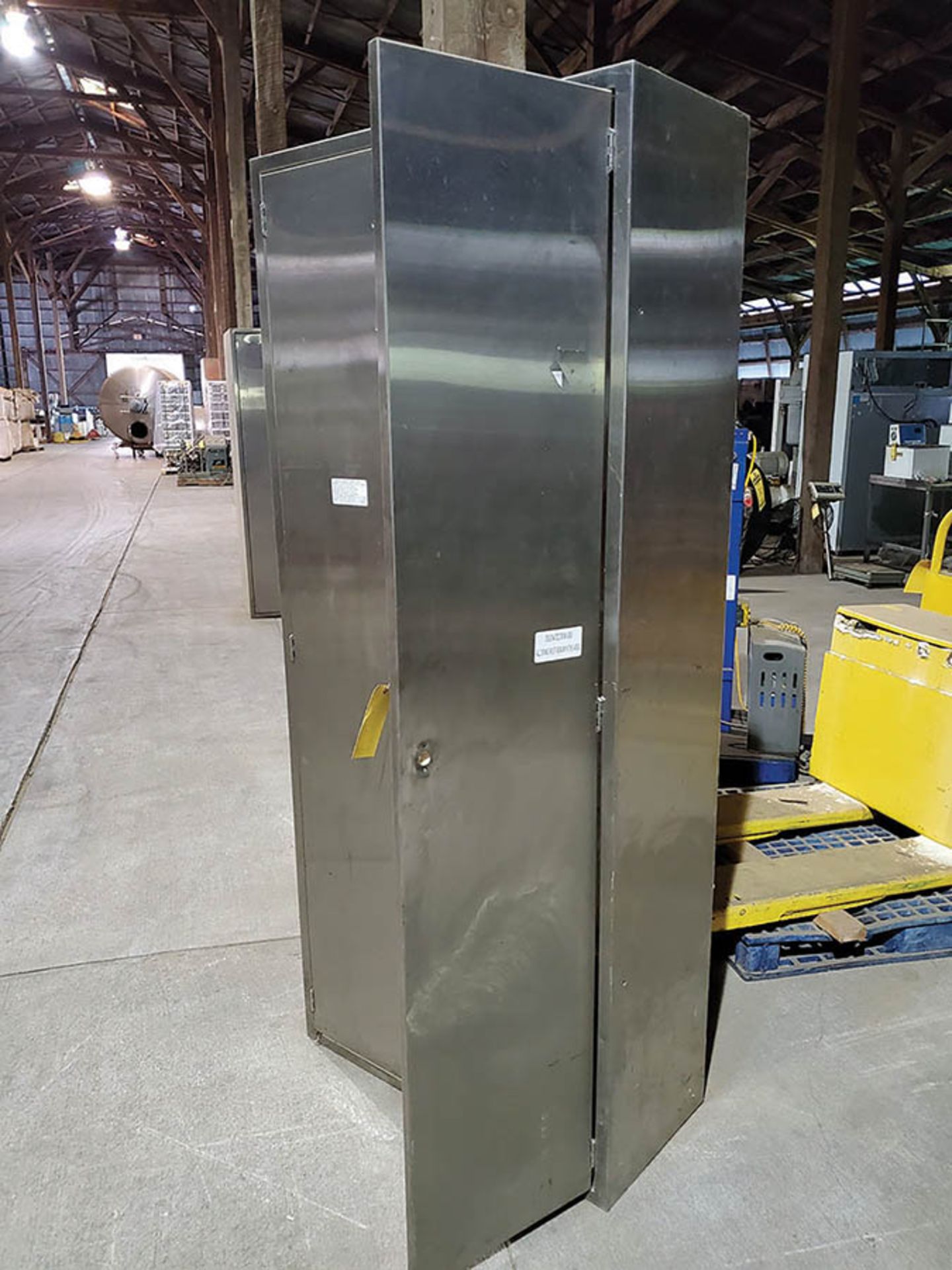 35'' X 16'' X 80'' STAINLESS STEEL 2 DOOR CABINET - Image 3 of 4