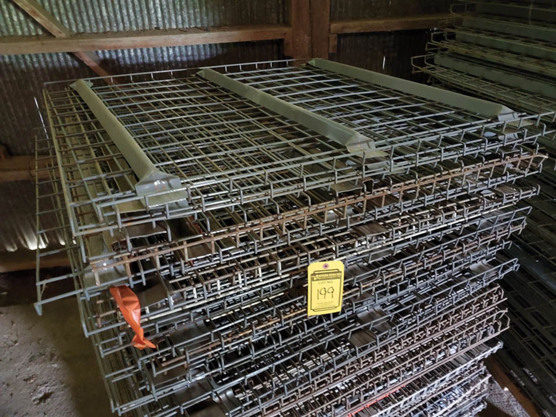 (2) PALLET OF ASSORTED WIRE DECKING, 42''- 48'' DEPTHS, 4'' WIDE - Image 3 of 3