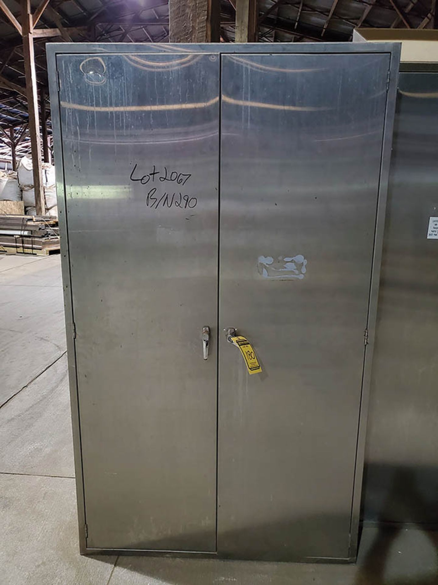 47'' X 24'' X 80'' STAINLESS STEEL 2 DOOR CABINET - Image 2 of 5