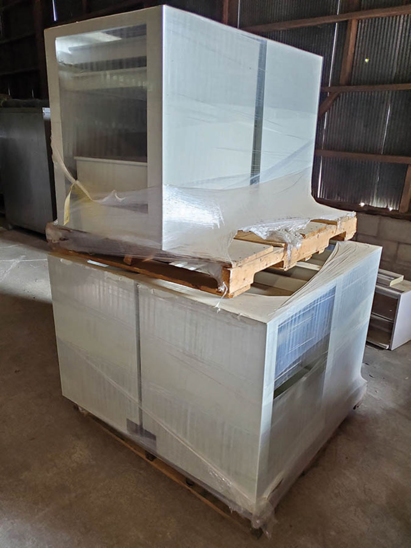 (2) PALLETS OF LIGHT DUTY METAL CABINETS