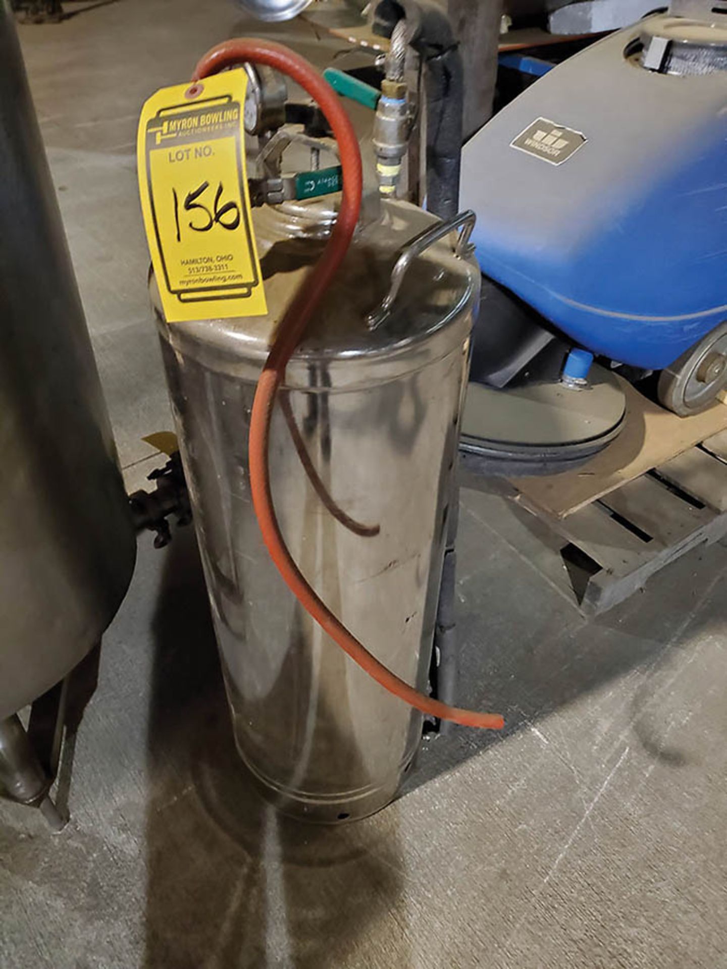 (2) ROUND KETTLE AND SMALL PRESSURE VESSEL - Image 3 of 11