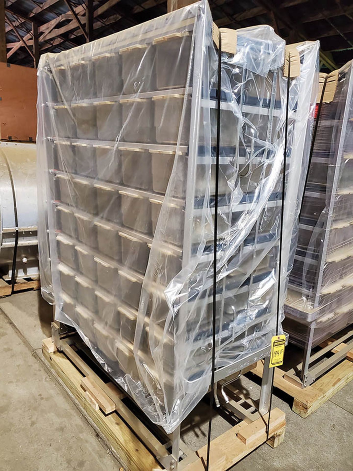 PALLET OF LAB MOUSE HABITATS, (1) SECTION PER SKID, (80) UNITS PER SECTION, WATER LINE TO EACH CAGE,