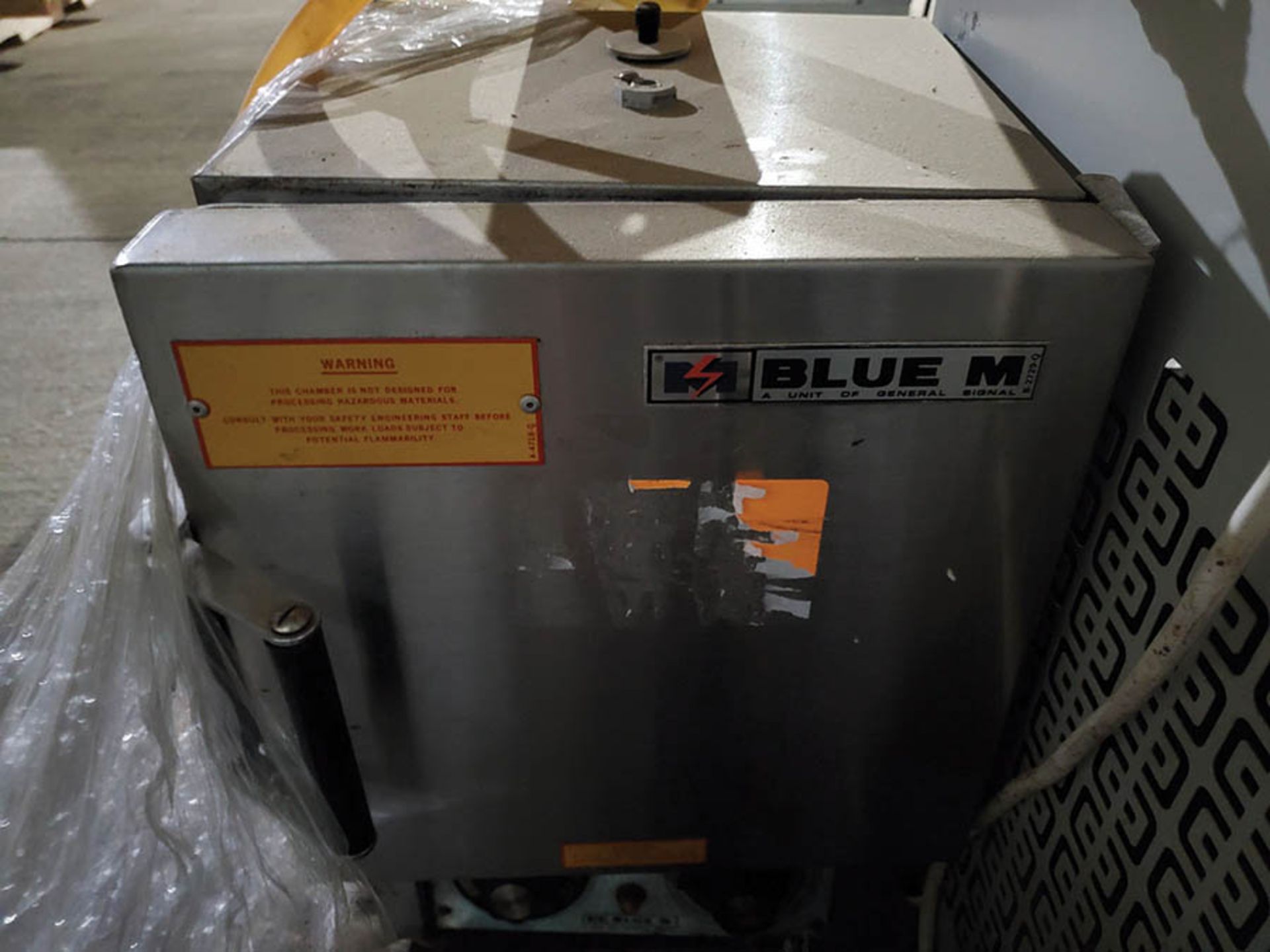 PALLET WITH LOW TEMPERATURE CIRCULATING PUMP AND (2) INLINE VAC PUMPS WITH MOTORS, S/S BLUE M MINI - Image 8 of 10