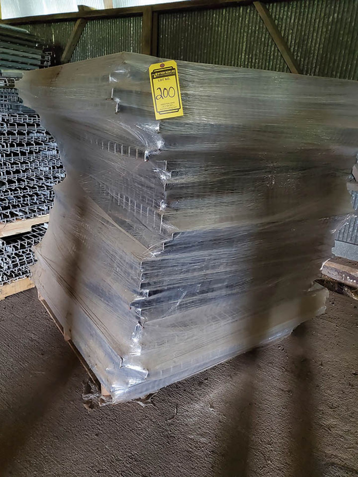 (2) PALLET OF ASSORTED WIRE DECKING, 42''- 48'' DEPTHS, 4'' WIDE - Image 5 of 5