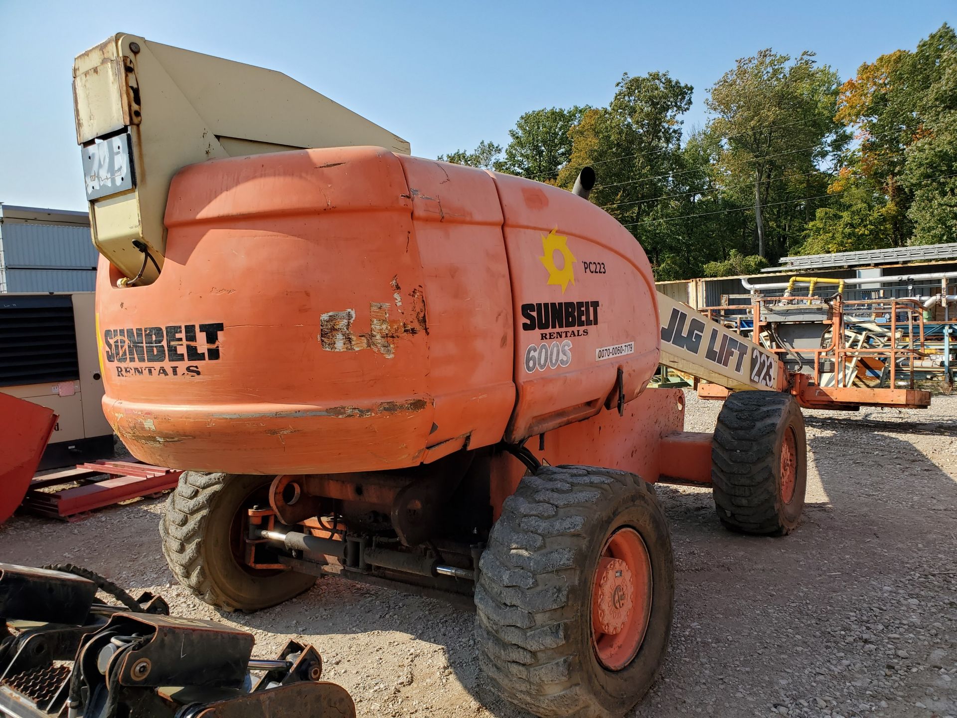 2000 JLG 600S ALL-TERRAIN MANLIFT BOOM, 60' MAX PLATFORM HEIGHT, 49' HORIZONTAL REACH, 1,000 LB - Image 12 of 16