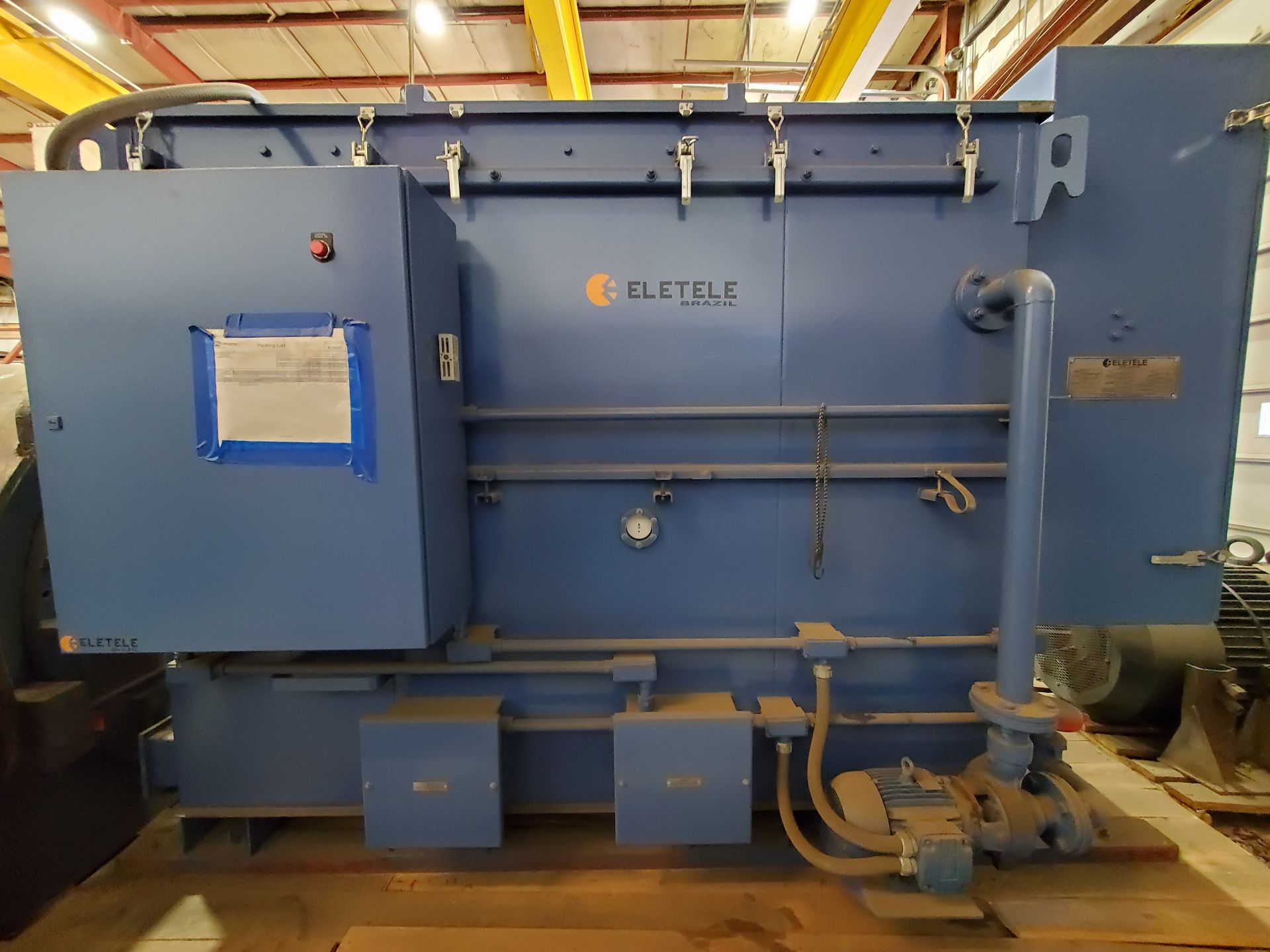 (NEW/NEVER USED) 2008 ELETELE 5,000 HP LIQUID RHEOSTAT, MODEL EF1-4, 4,000V/639.9A STATOR, 1490V/ - Image 11 of 11