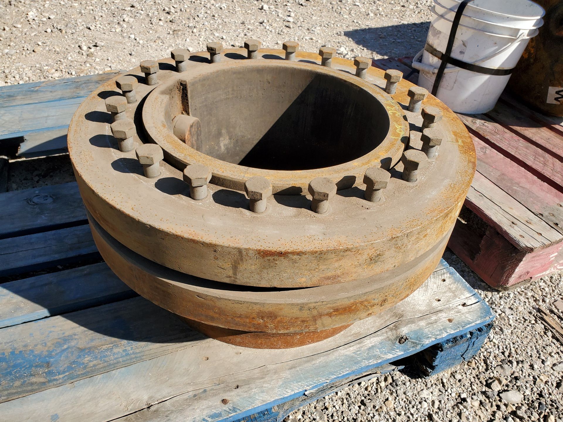 RING FITTER COUPLER ROTOR TO DRIVE SHAFT, 14'' DIA.